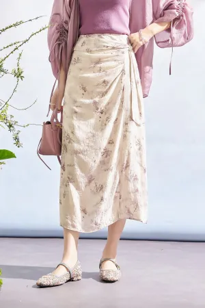 A Line Maxi Skirt for Women