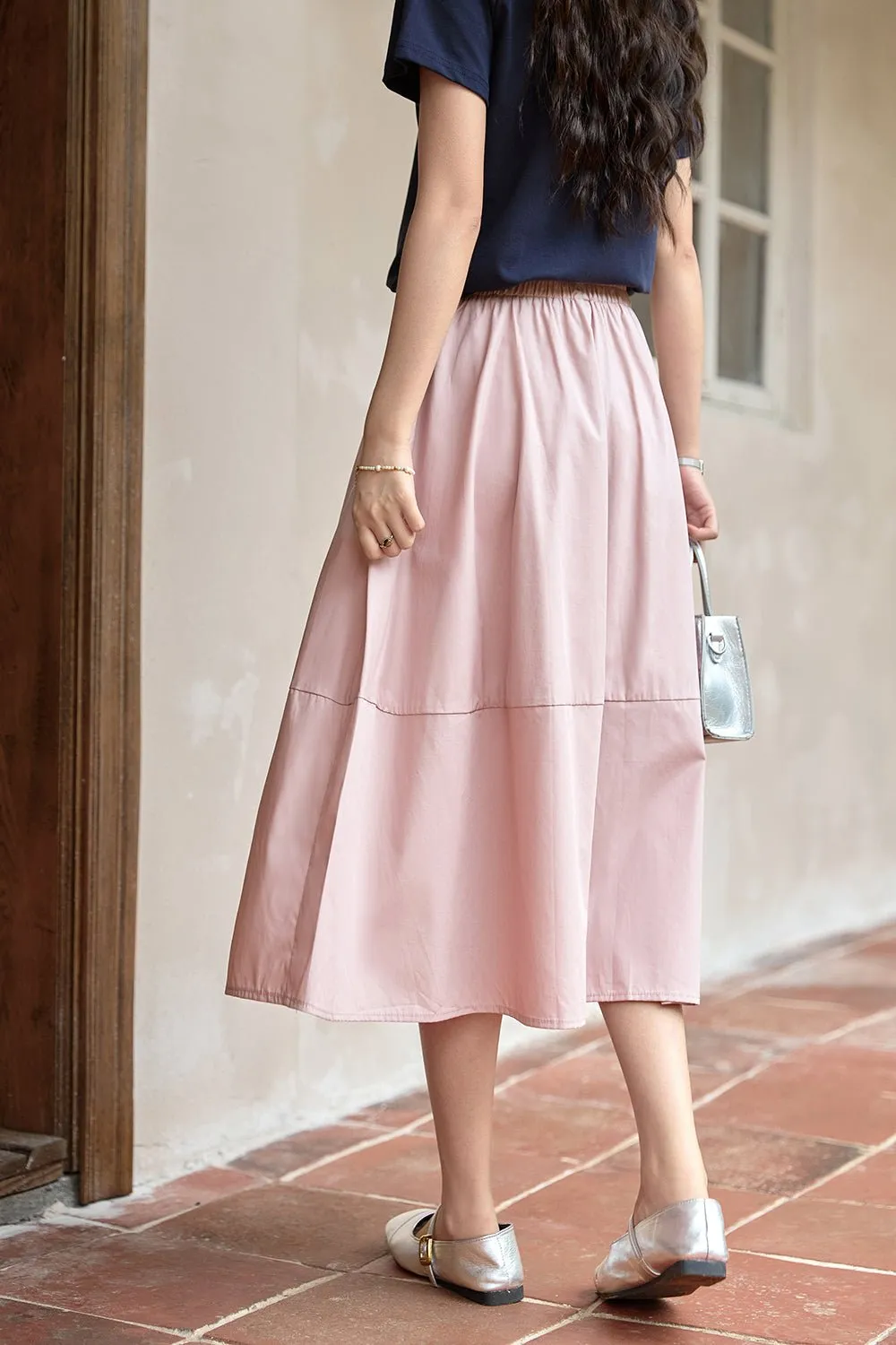 A Line Maxi Skirt for Women