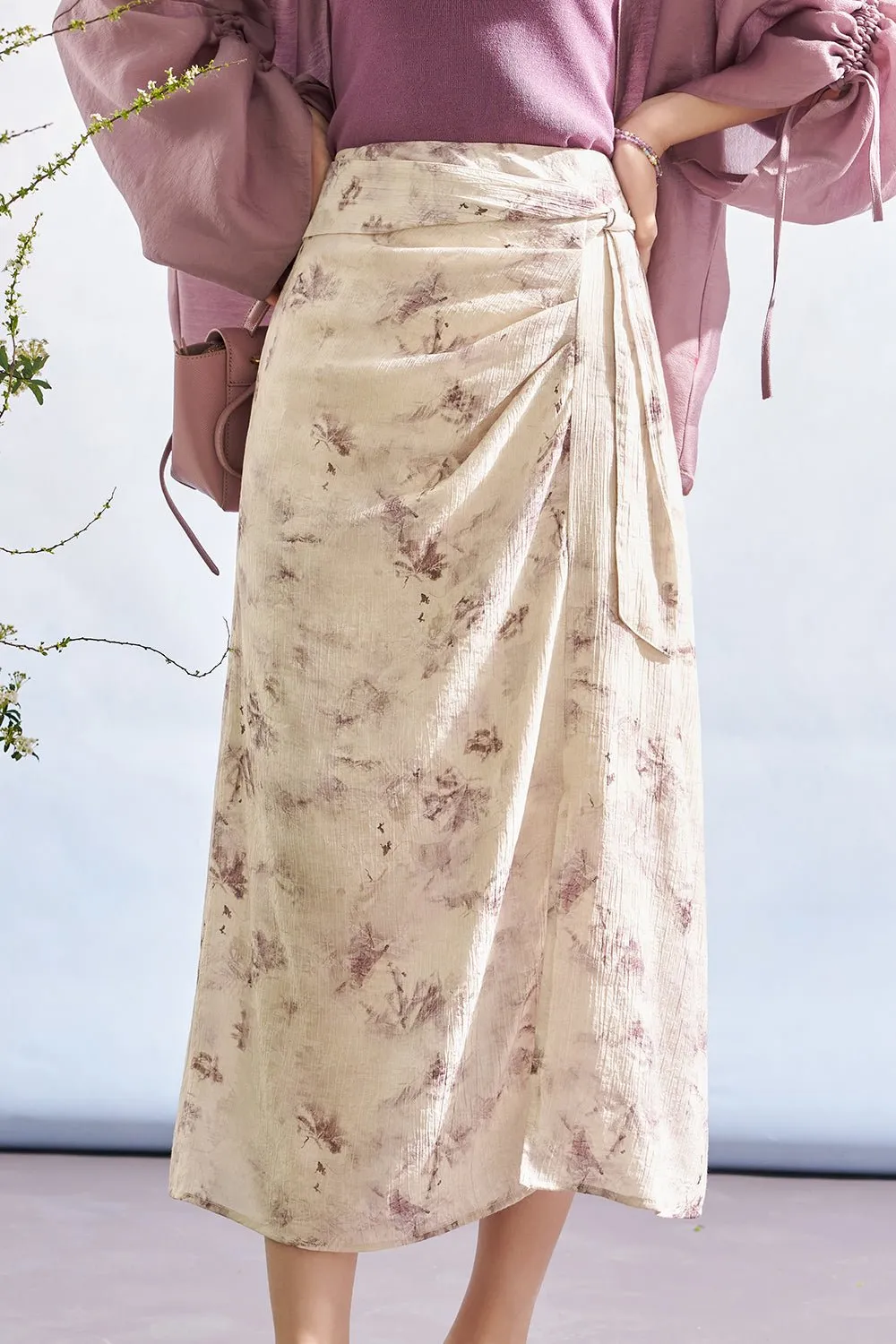 A Line Maxi Skirt for Women