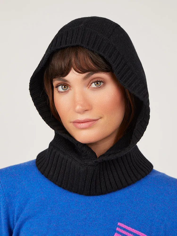 Aelia Noir Wool Cashmere Hood