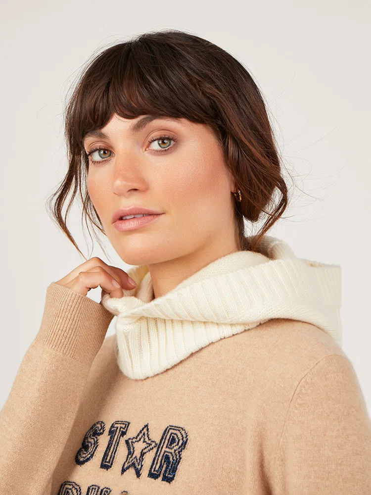 Aelia Pearl Wool Cashmere Hood