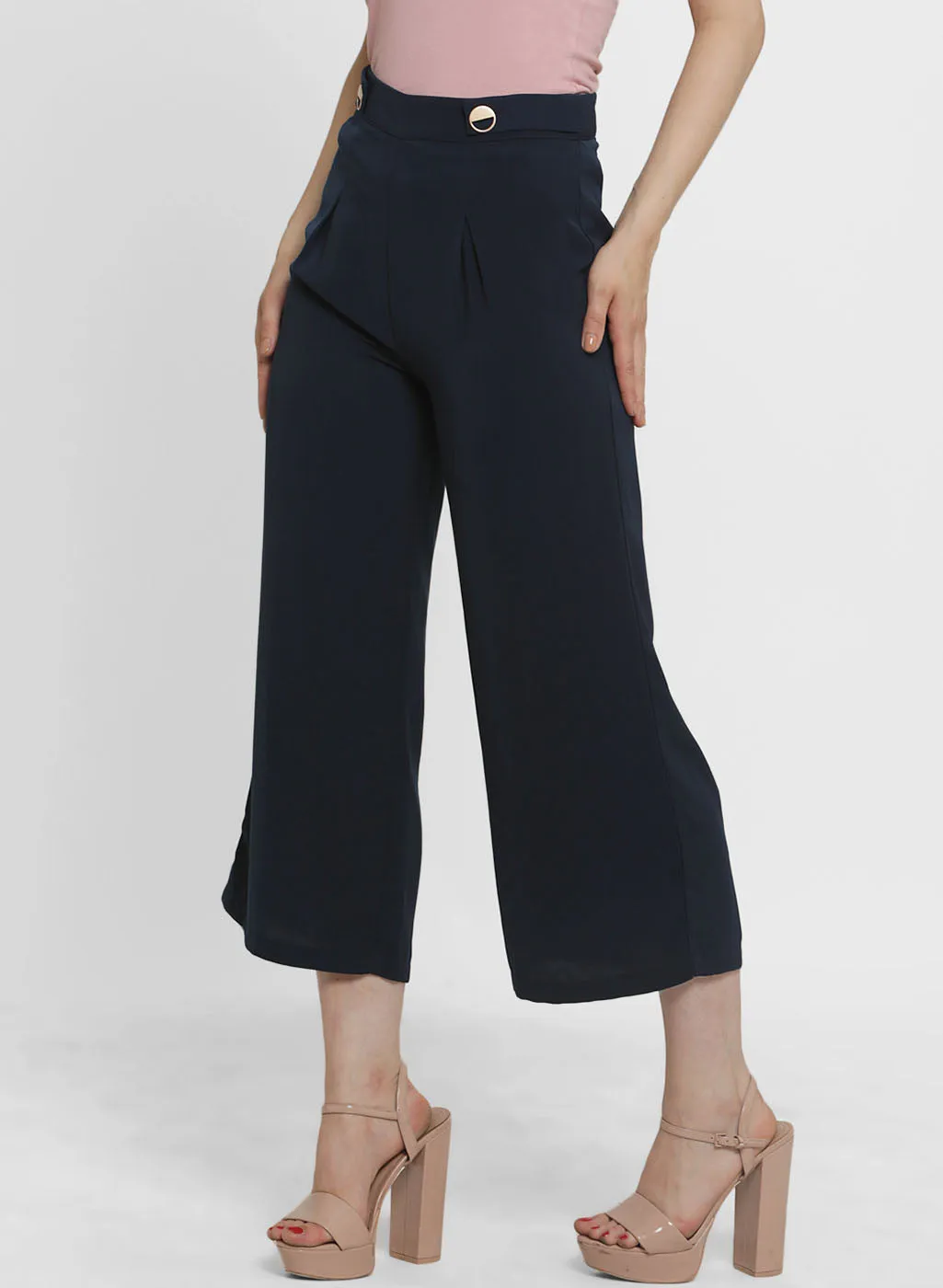 Alison Gold Button Culottes