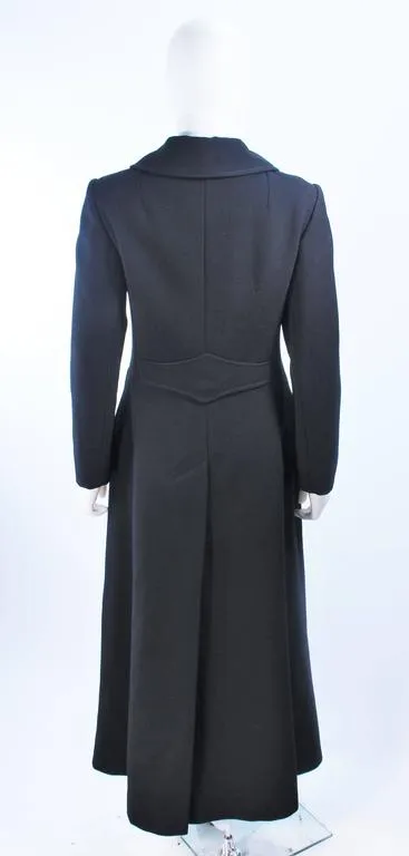 ALTON LEWIS Double Breasted Full Length Tailored Coat Size 4-6