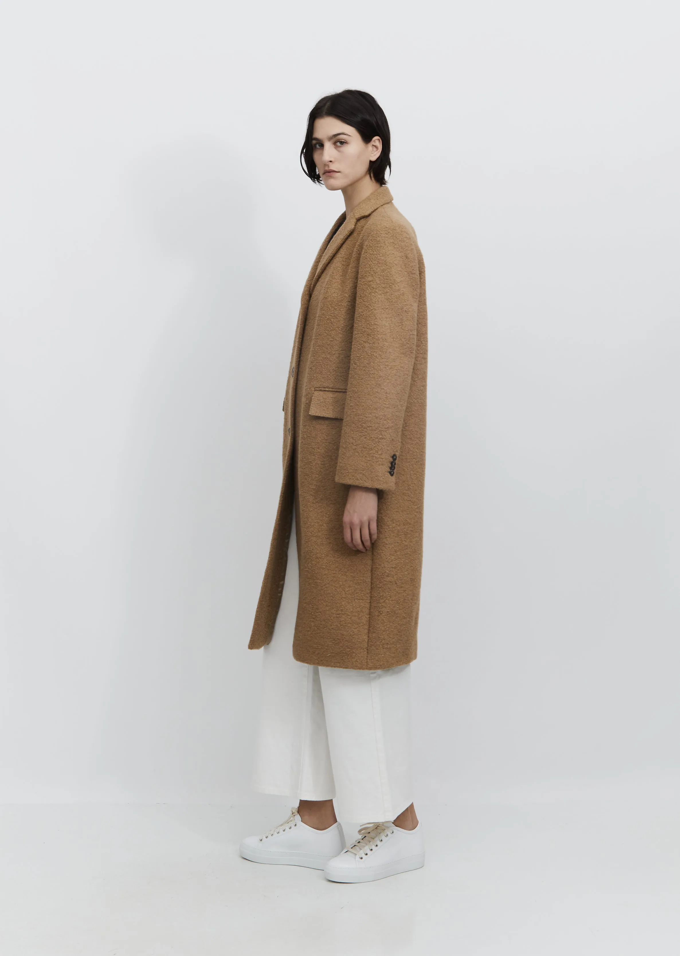 Amber Italian Wool Alpaca Coat