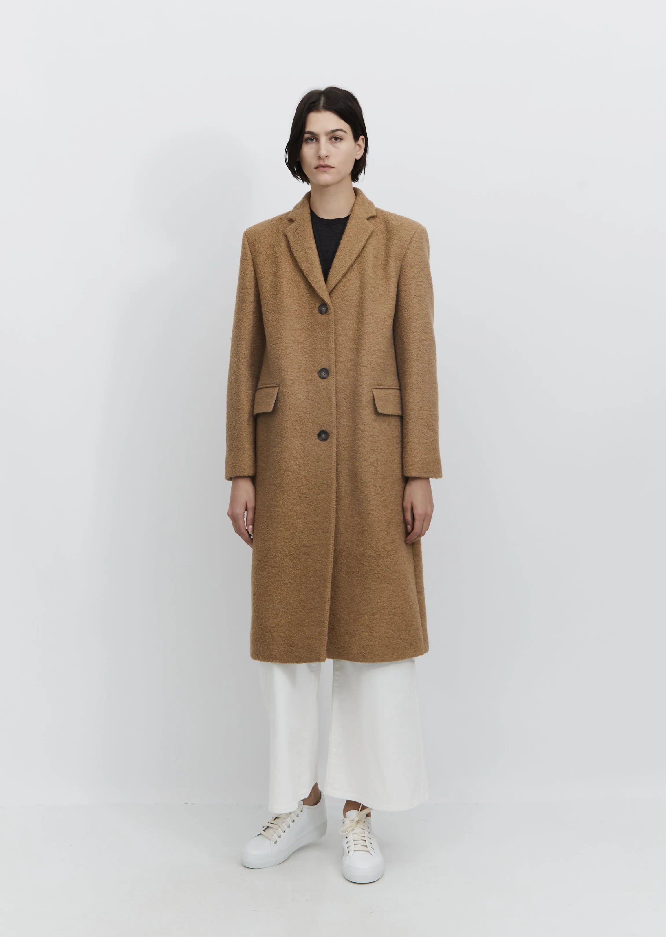 Amber Italian Wool Alpaca Coat