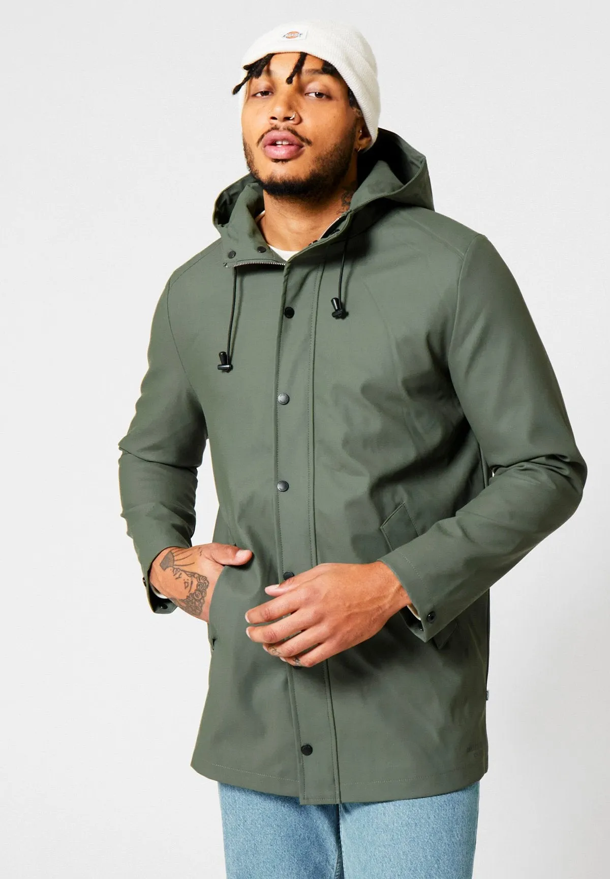 America Today parka with hood, green