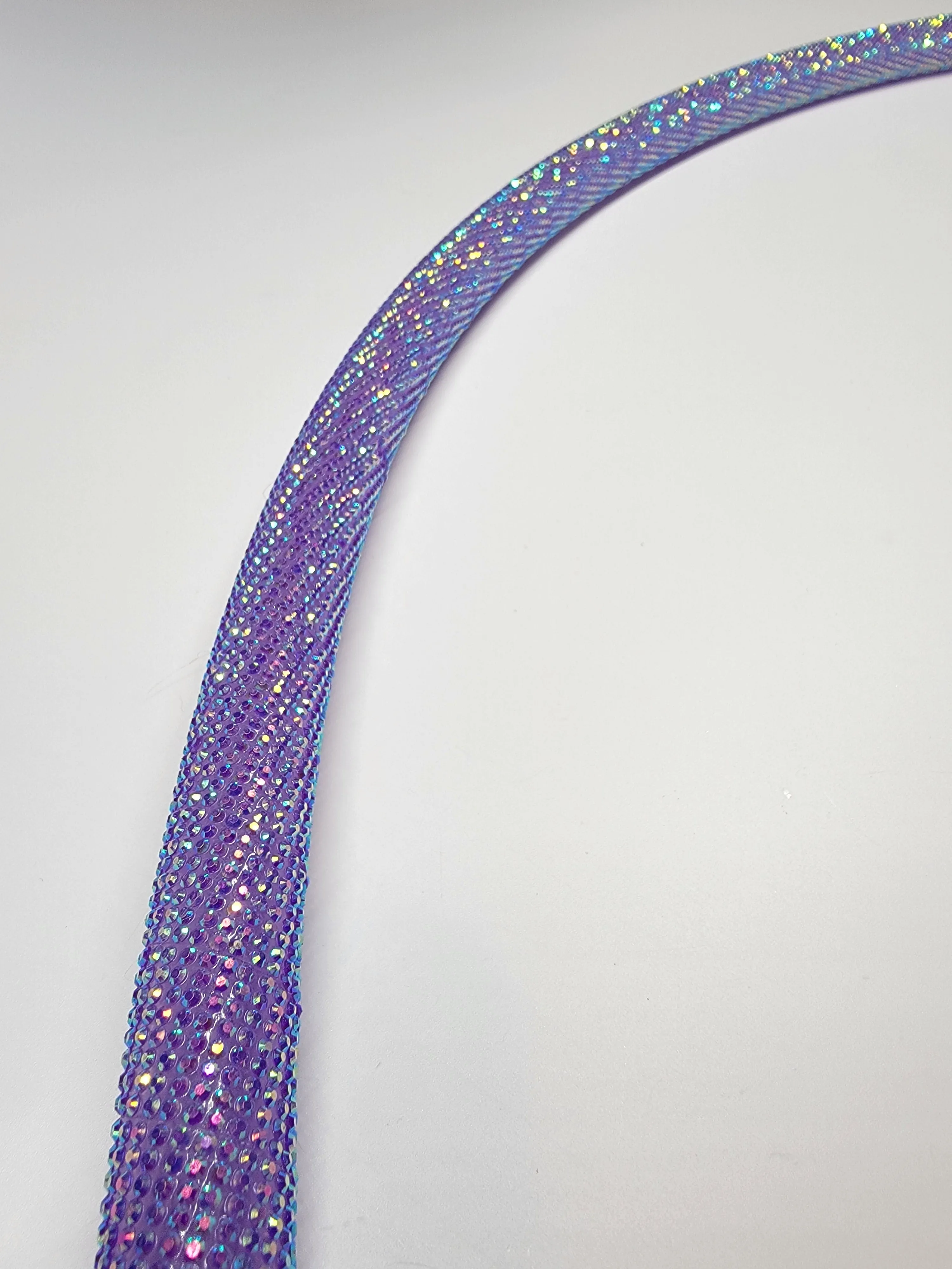 Amethyst Dreams Diamond Taped Hoop