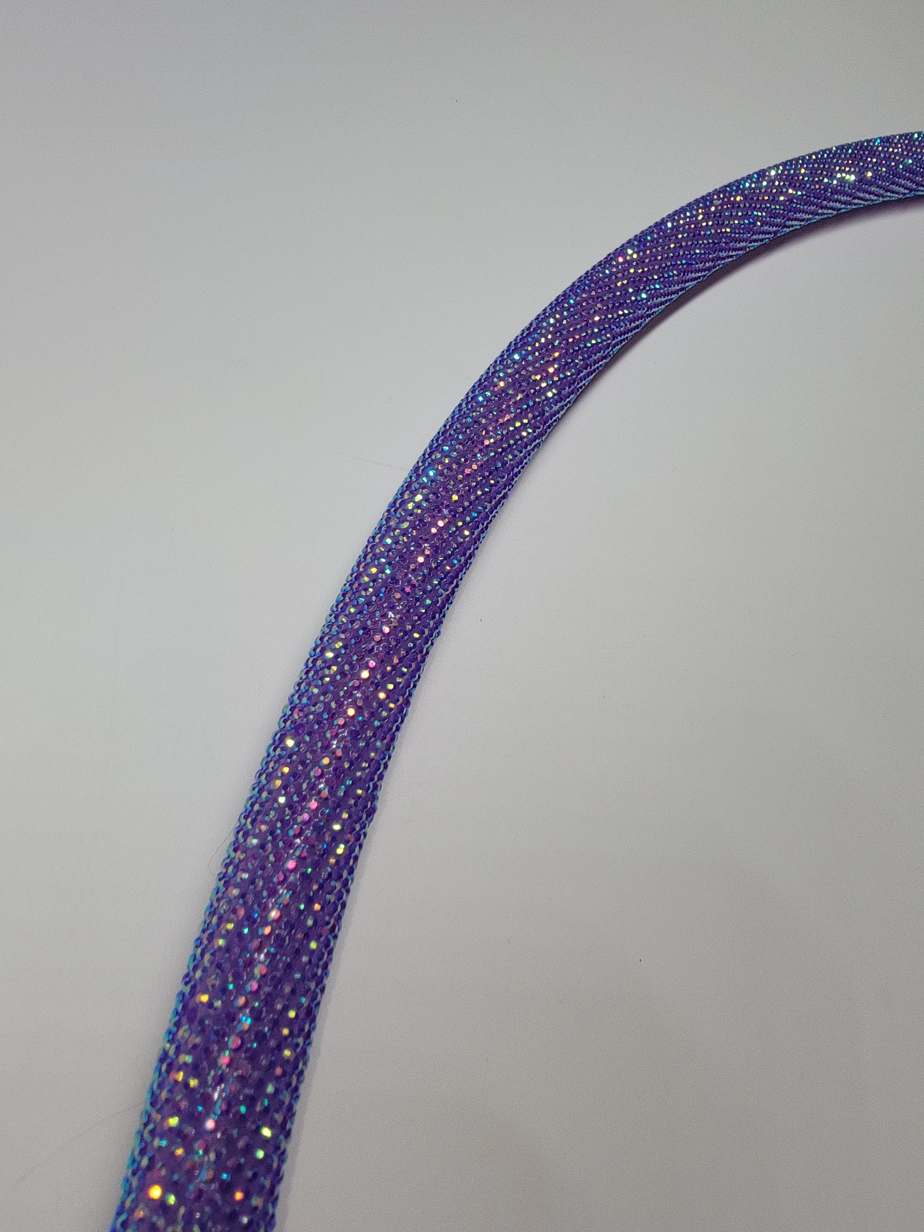 Amethyst Dreams Diamond Taped Hoop