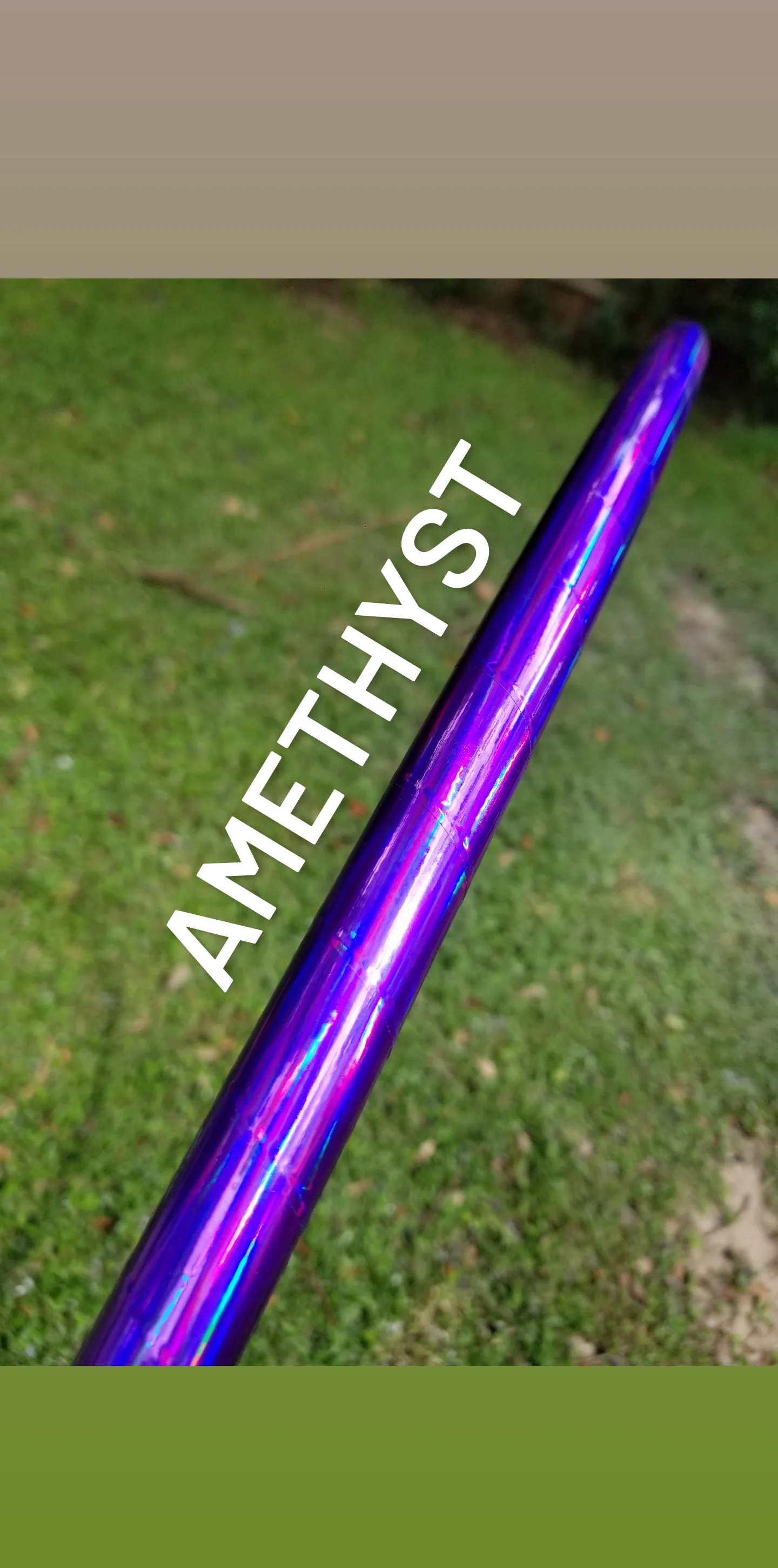 Amethyst Taped Hula Hoop