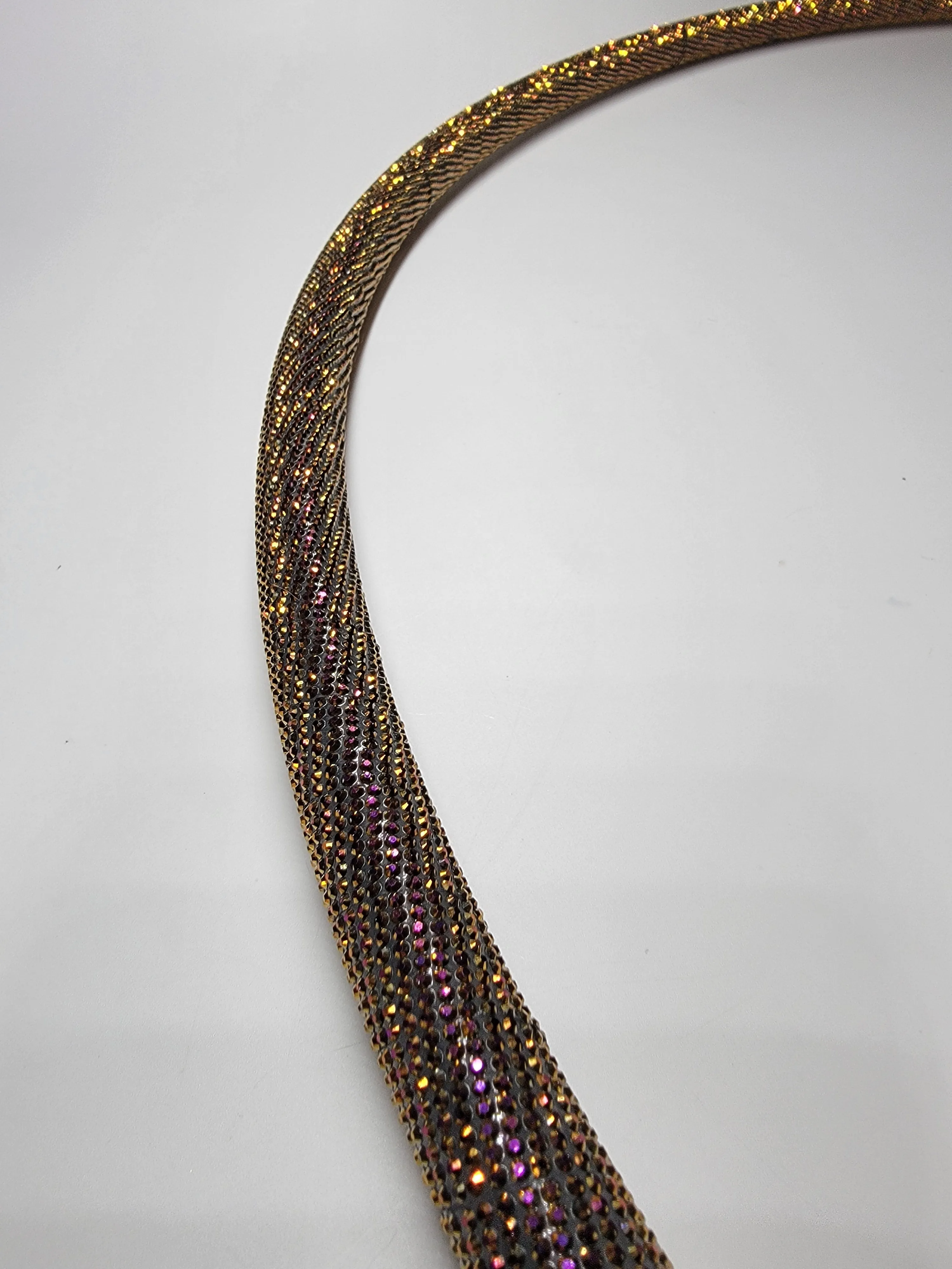 Ametrine Diamond Taped Hoop