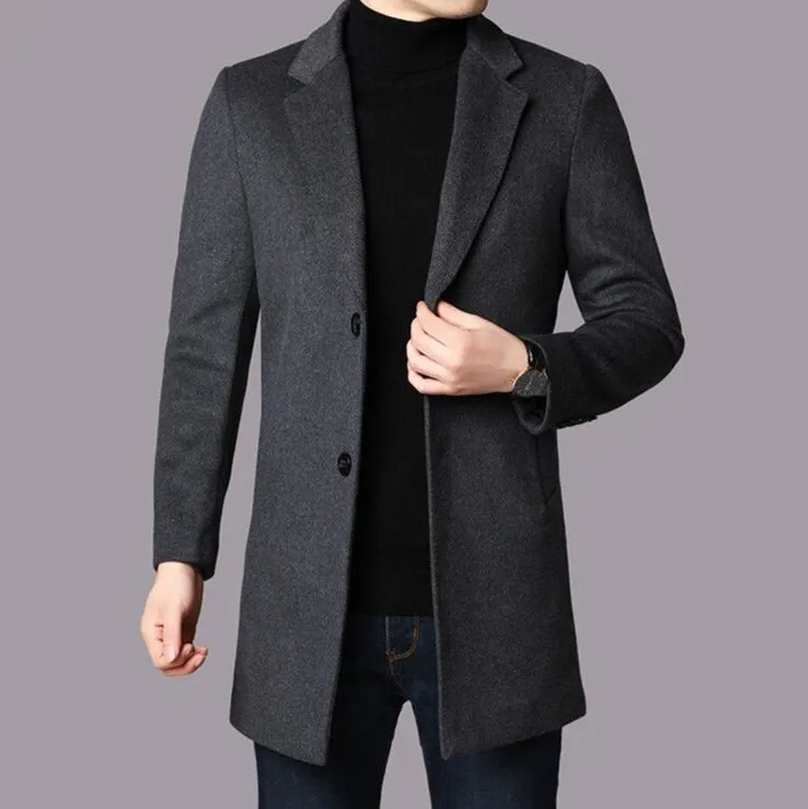 Antonios Elegant Business Coat Men