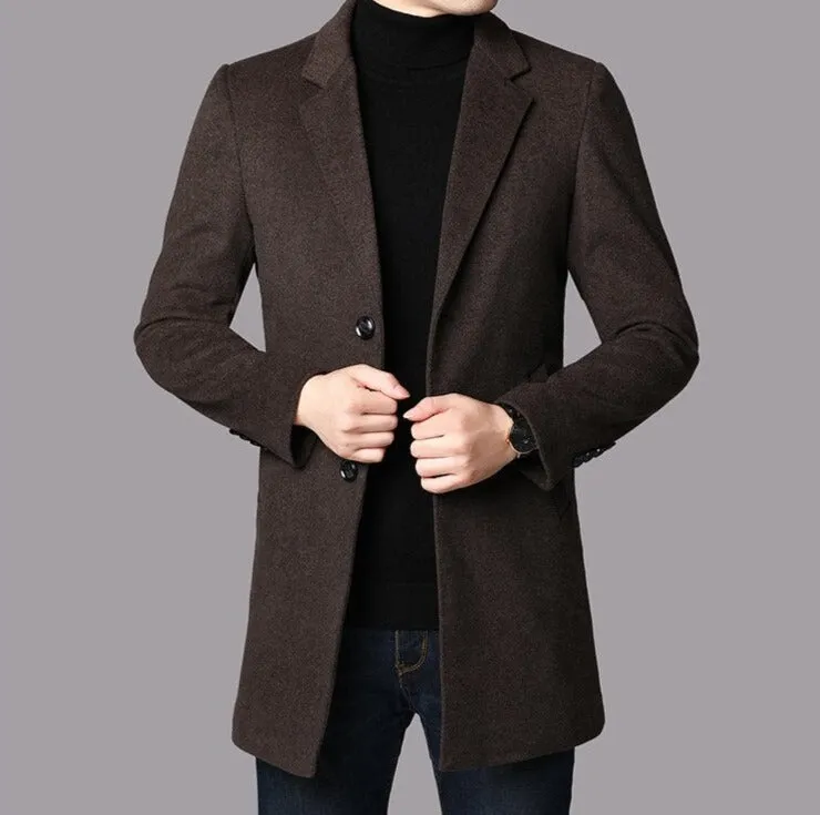 Antonios Elegant Business Coat Men