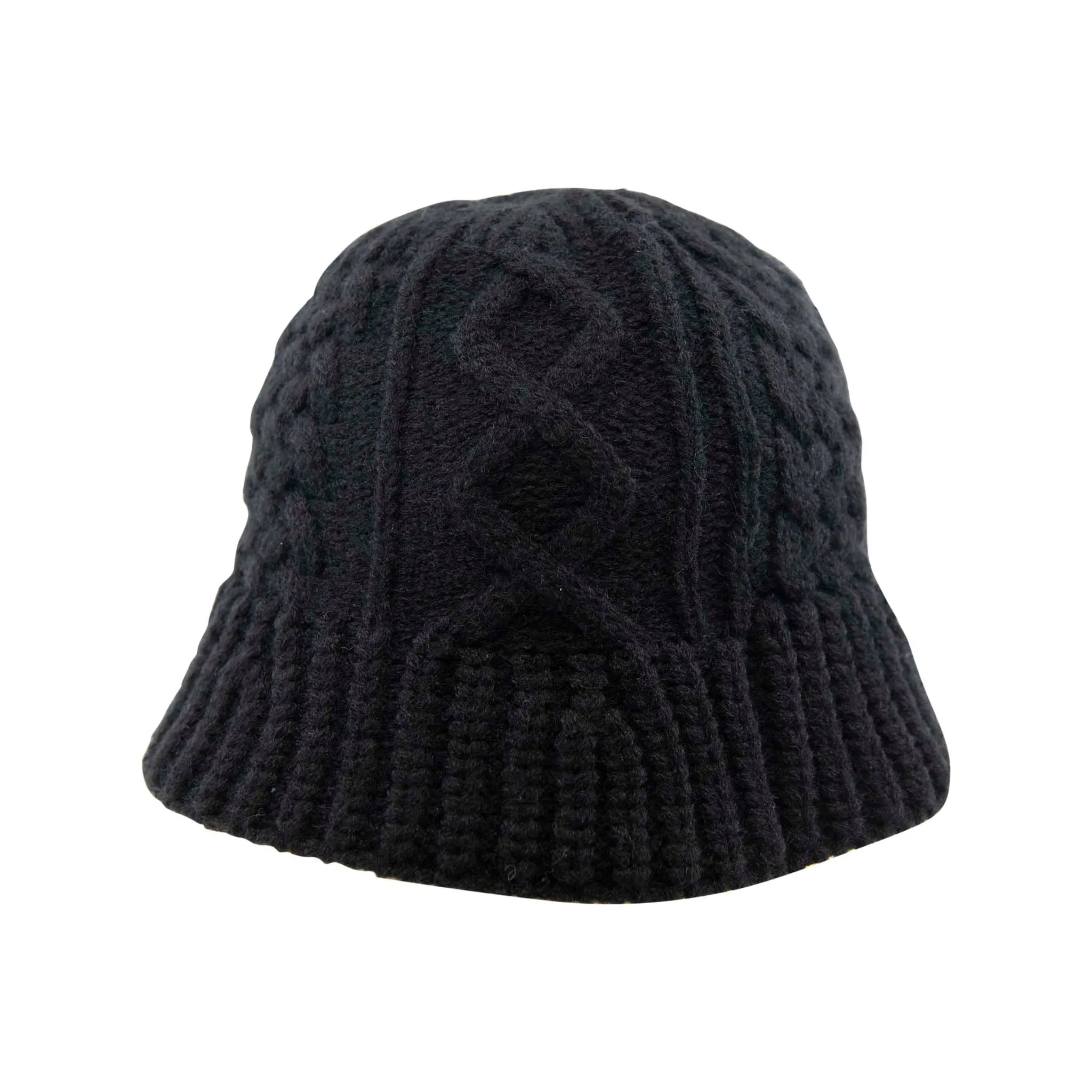 Aran Knitted Bucket Hat