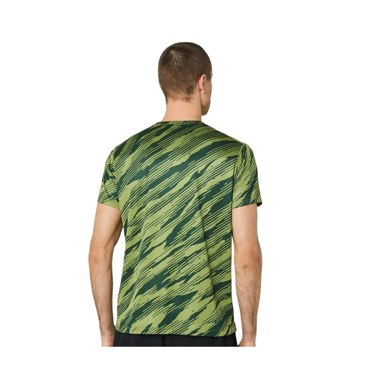 Asics Core All Over Print SS Top Green