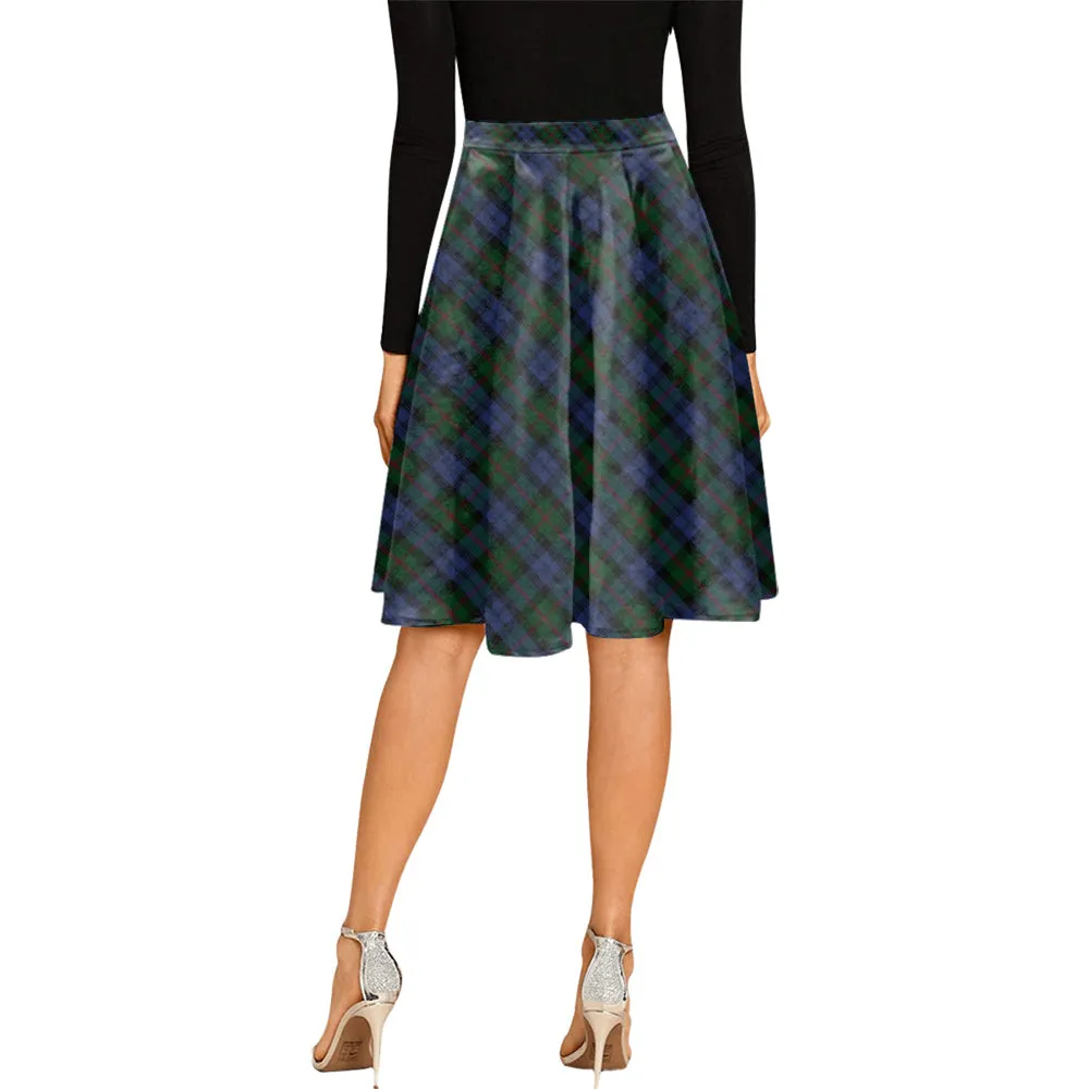 Baird Tartan Melete Pleated Midi Skirt