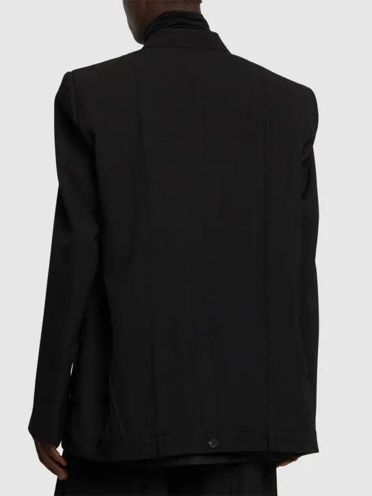 Balenciaga   Wool twill jacket 