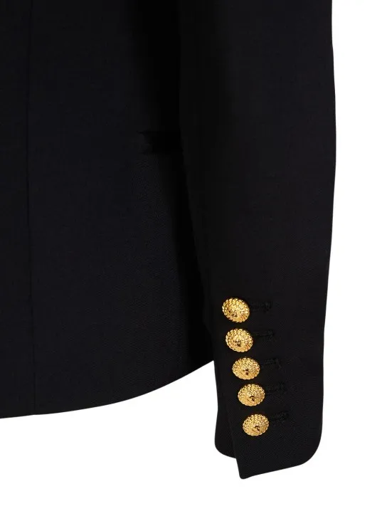 Balmain   Boxy wool jacket 