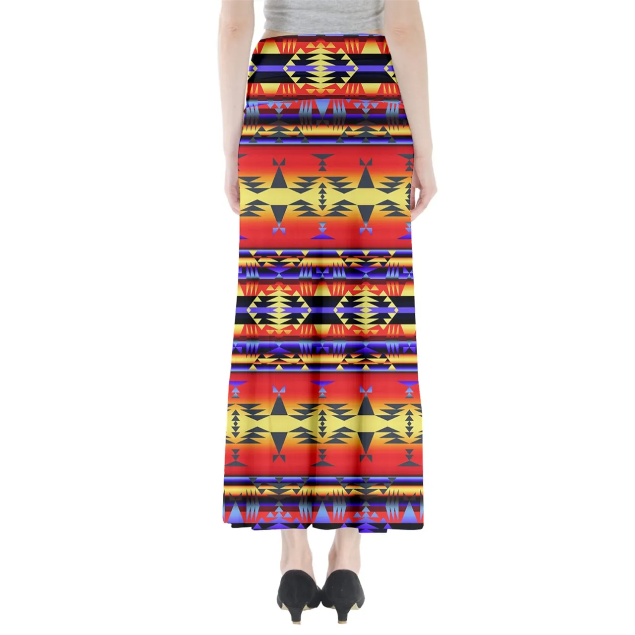 Between the San Juan Mountains Full Length Maxi Skirt