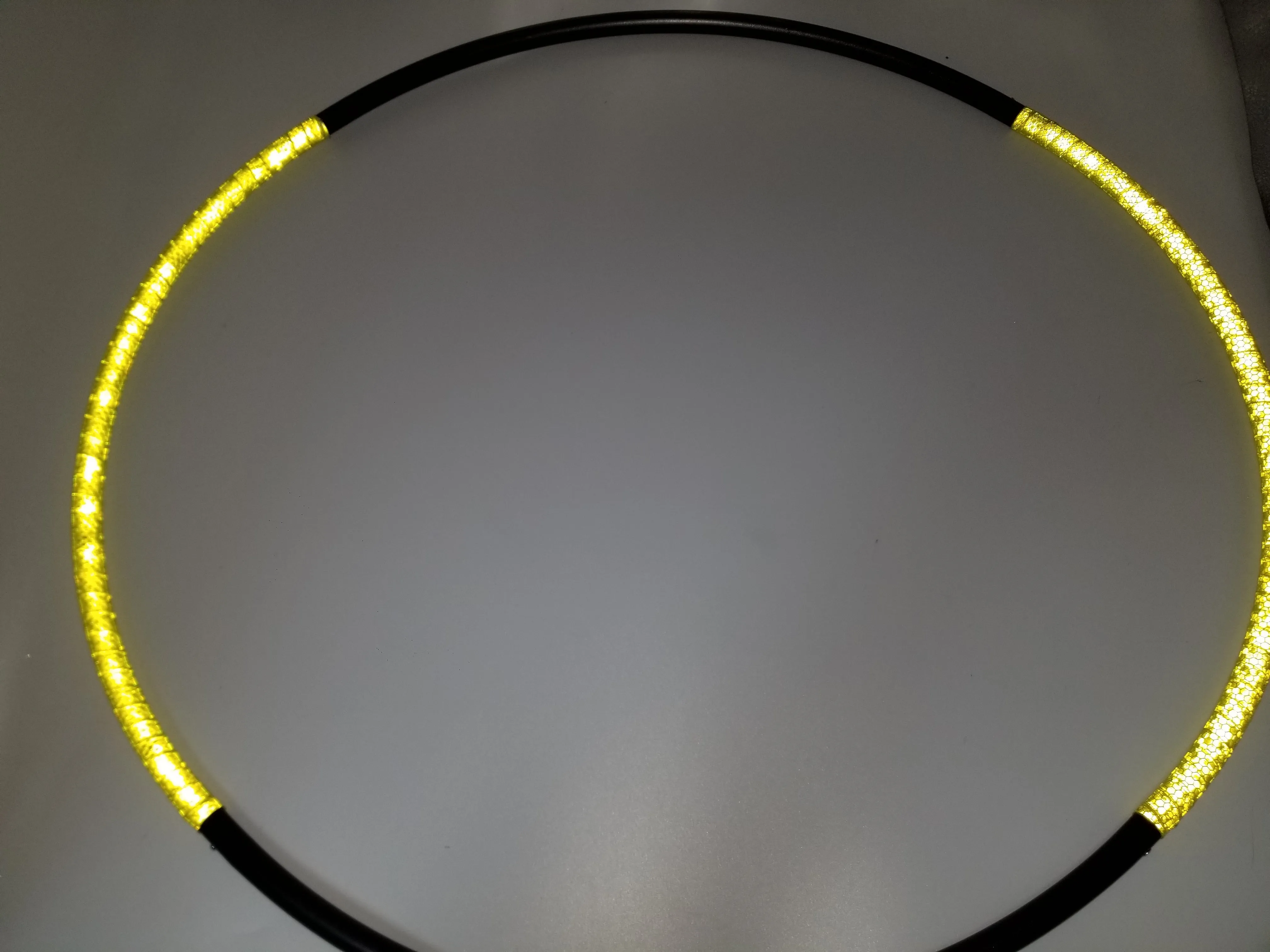 Black & Yellow Reflective Sectional Hoop