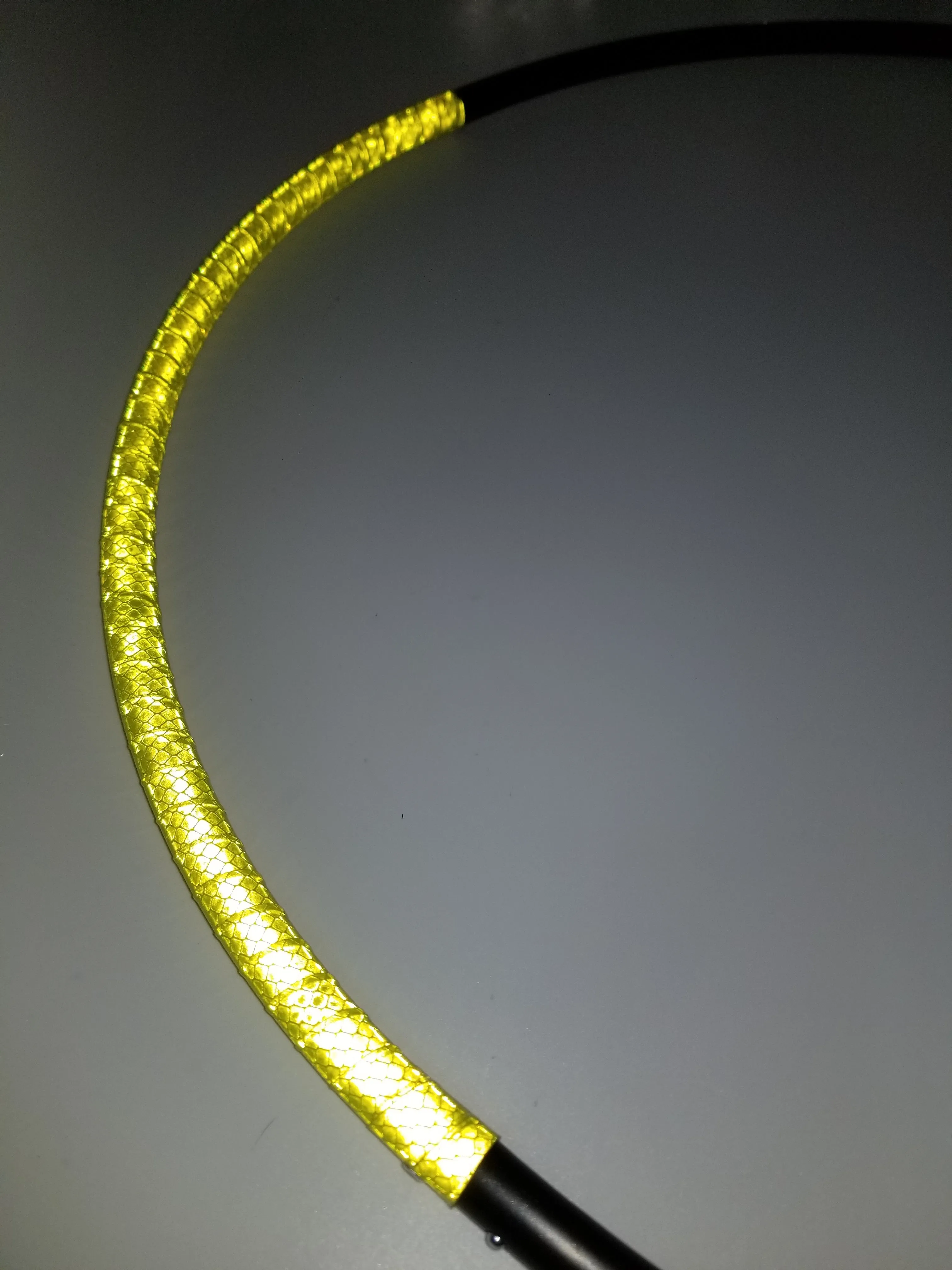 Black & Yellow Reflective Sectional Hoop