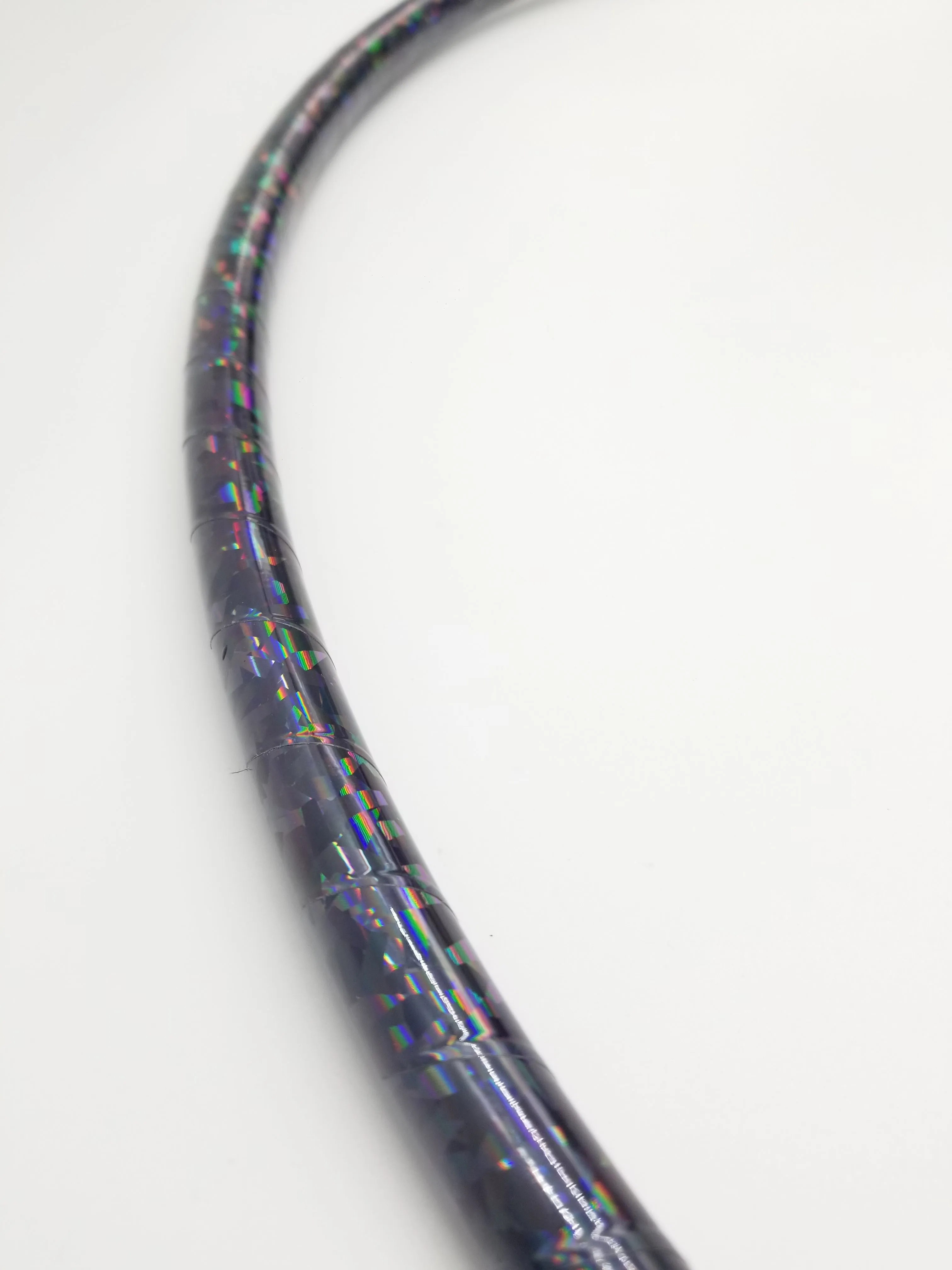 Black Goth Unicorn Glitter Taped Hula Hoop