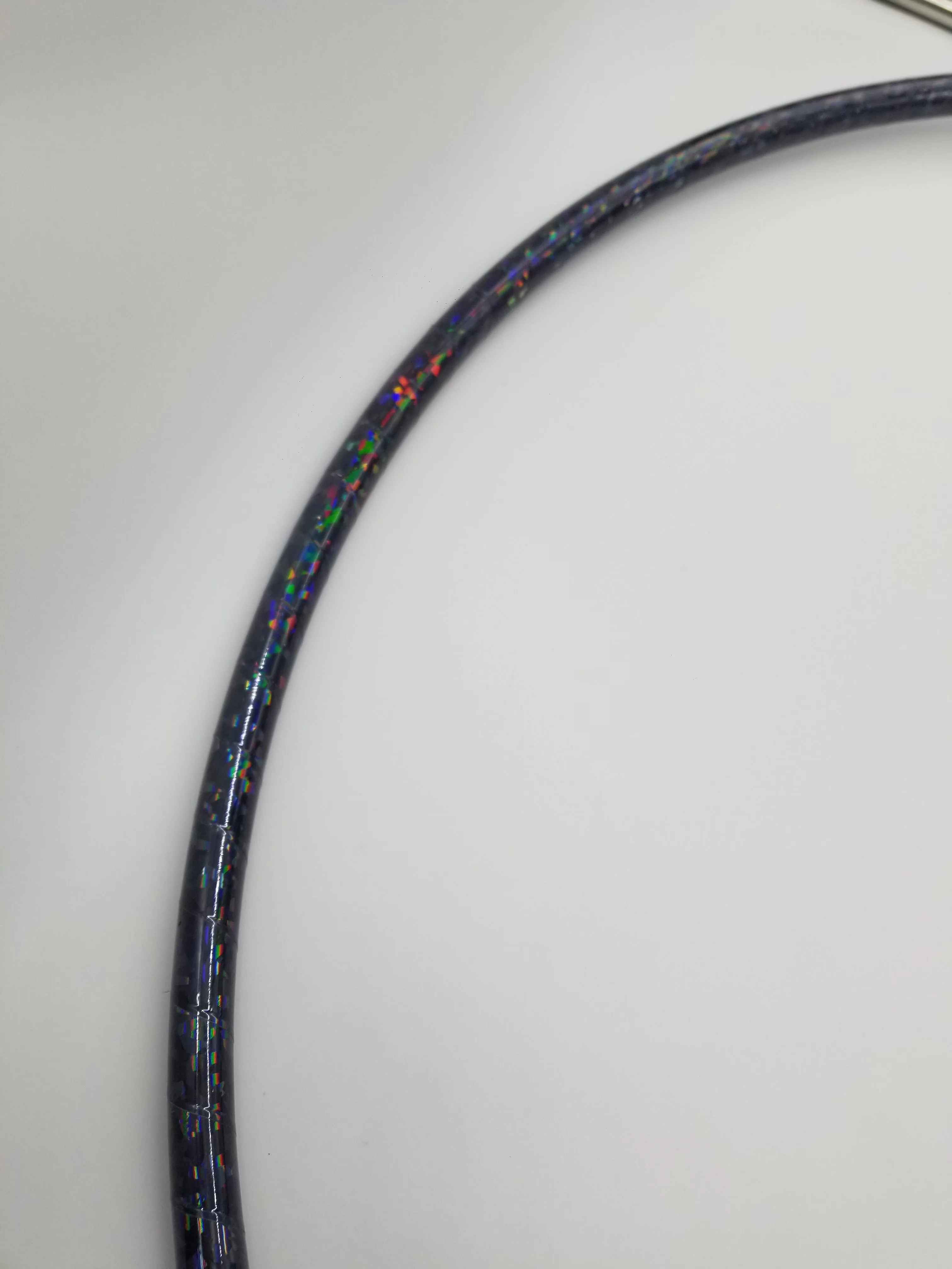 Black Goth Unicorn Glitter Taped Hula Hoop