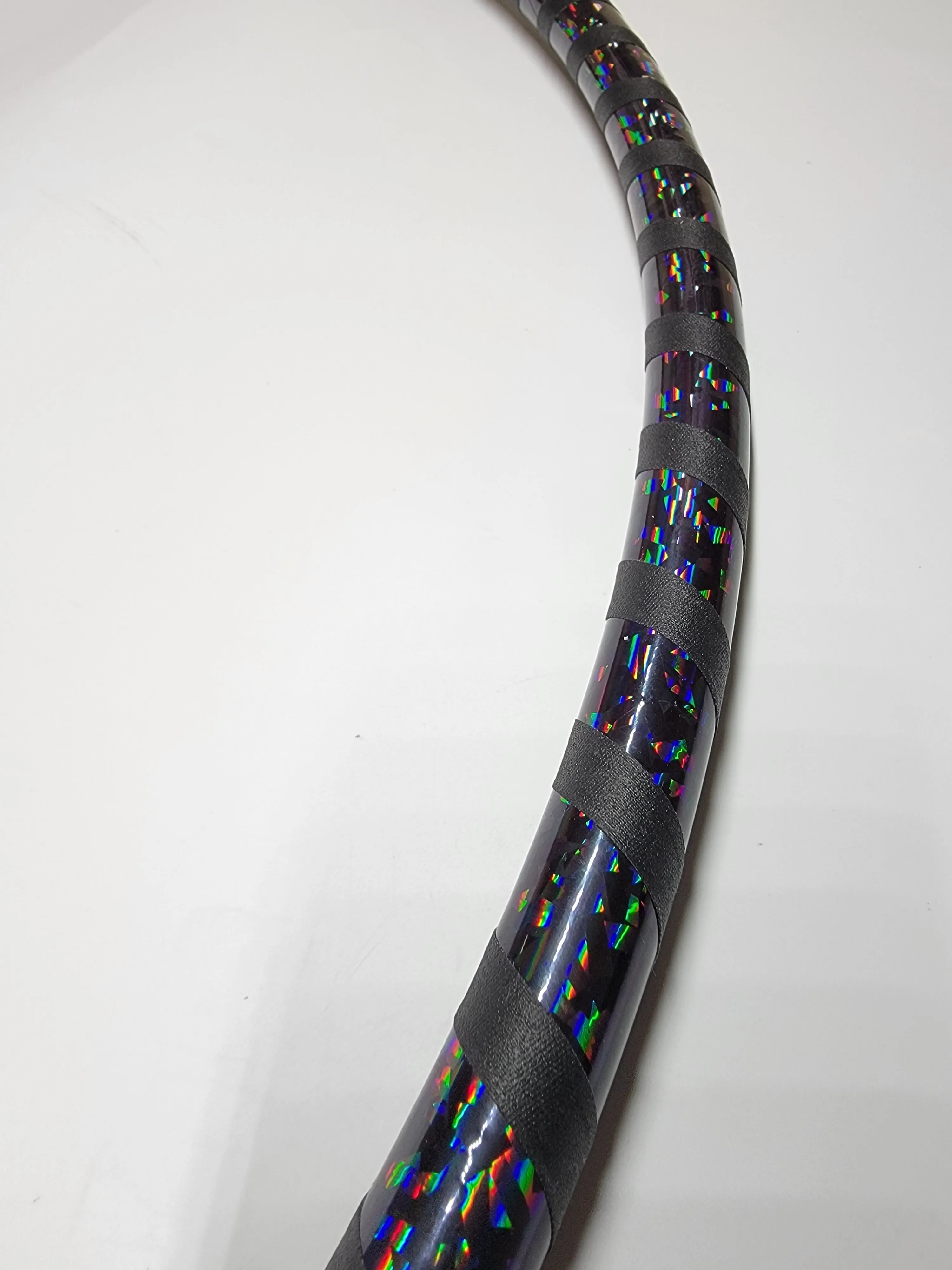 Black Sparkle Beginner Taped Hoop