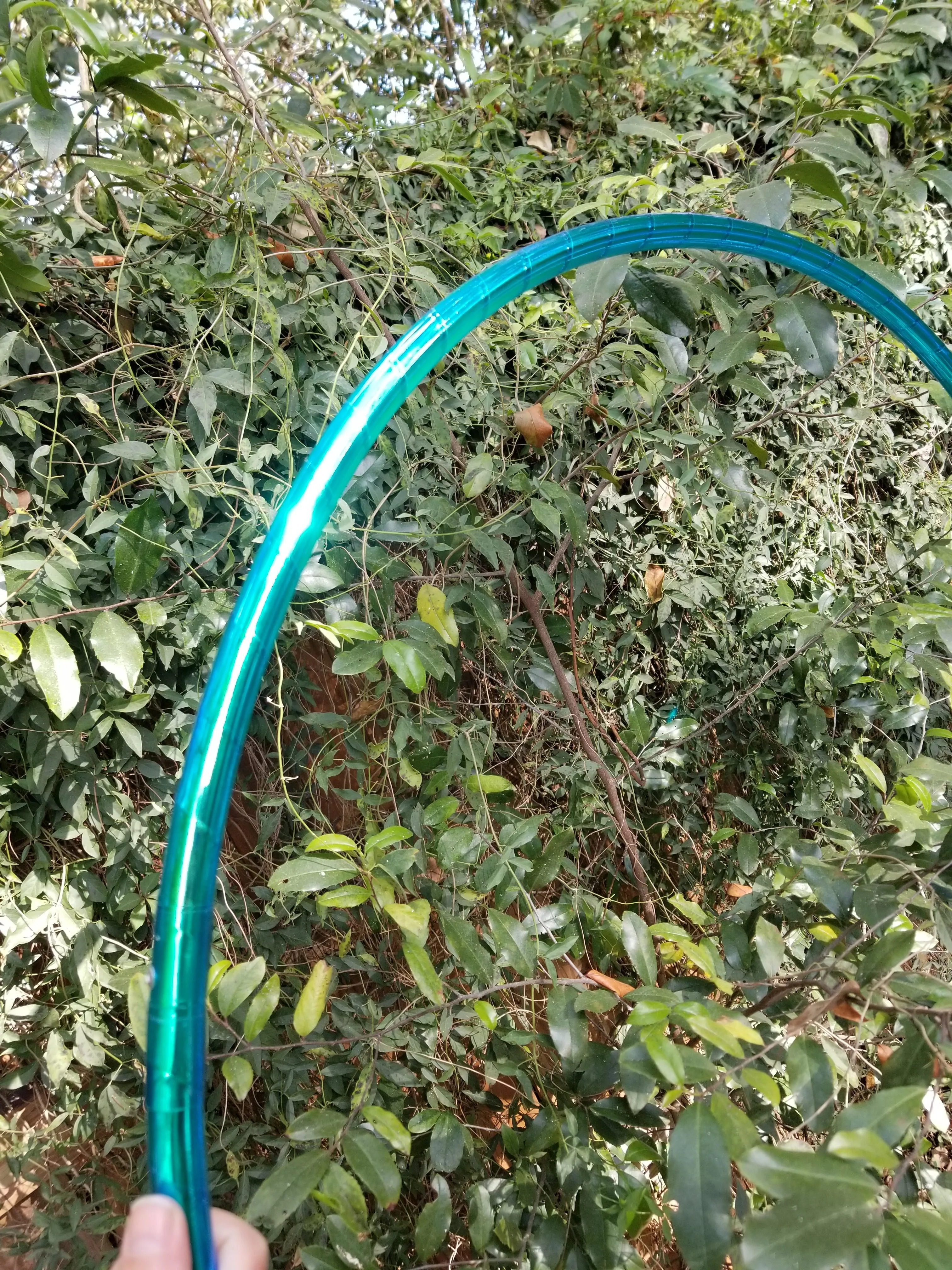 Blue Ice Color Morph Taped Hoop