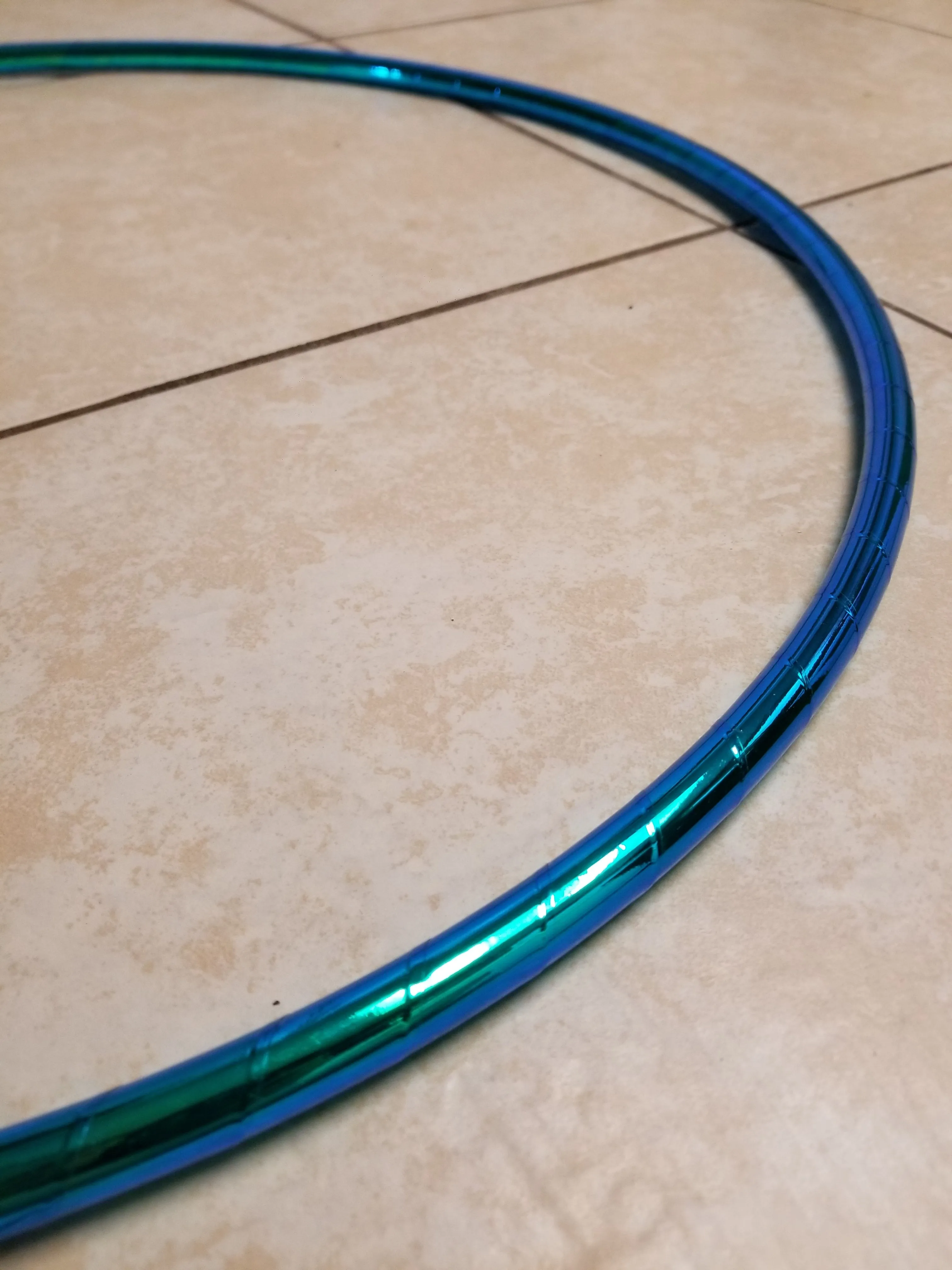 Blue Ice Color Morph Taped Hoop