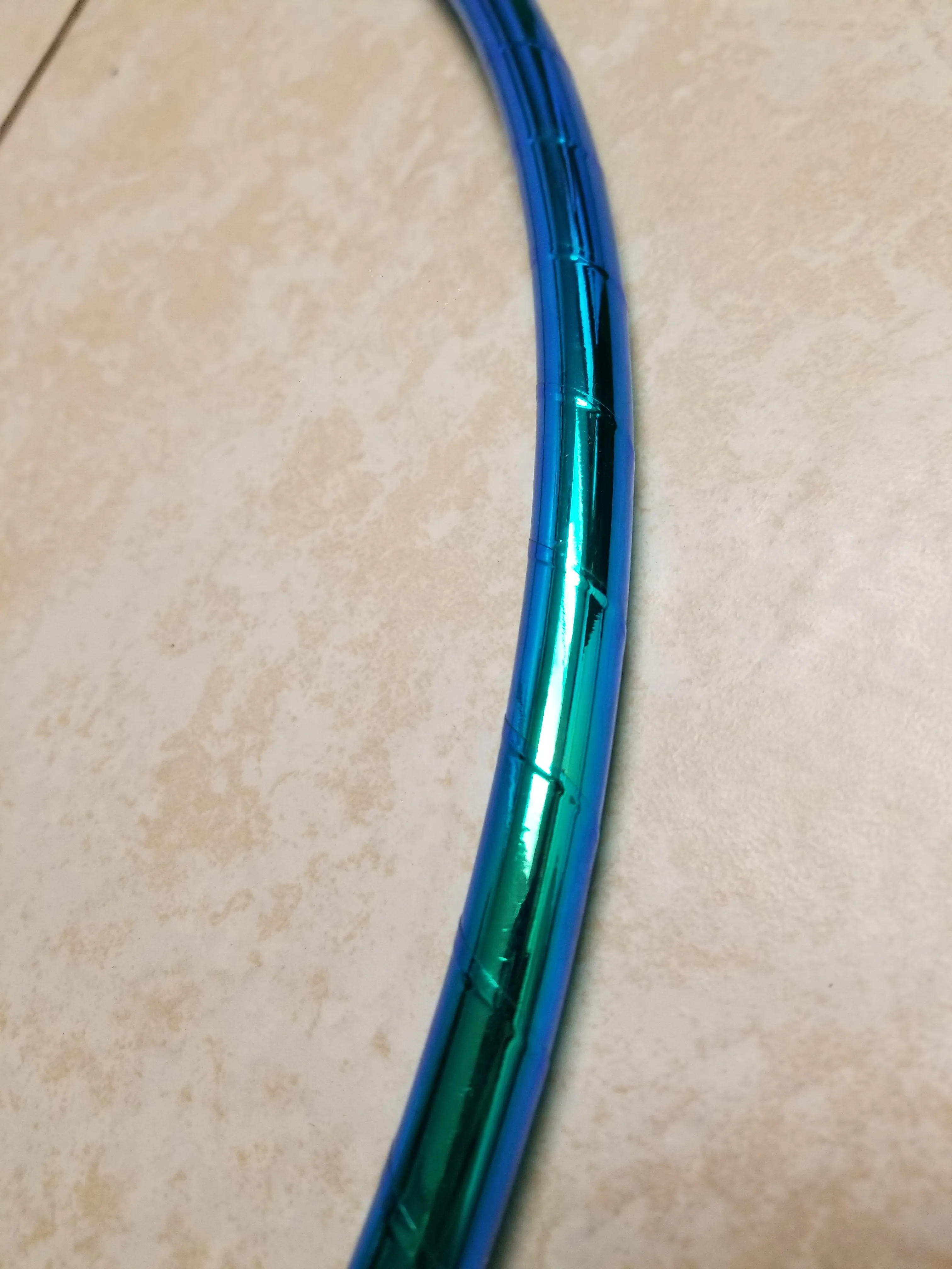 Blue Ice Color Morph Taped Hoop