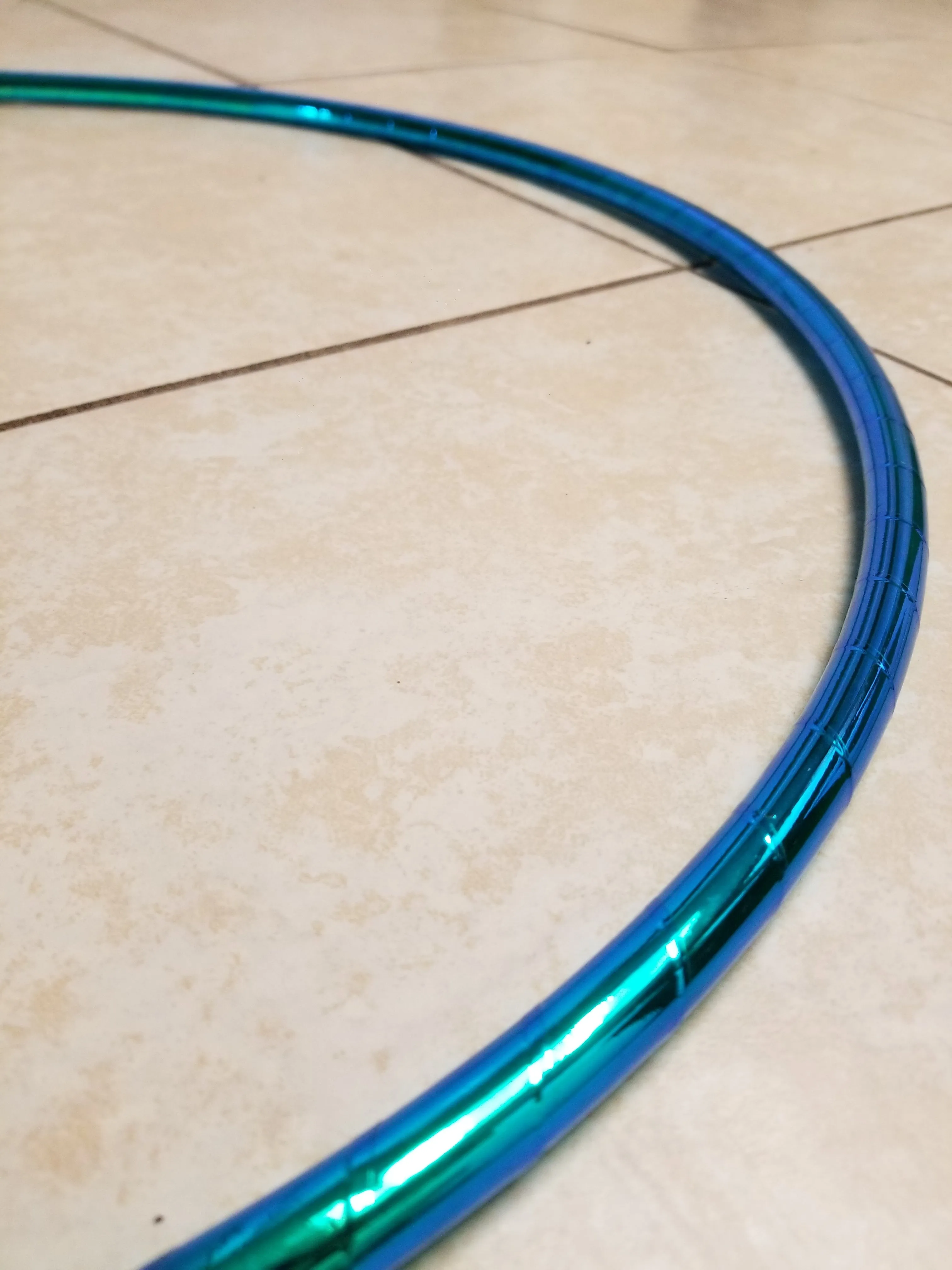 Blue Ice Color Morph Taped Hoop