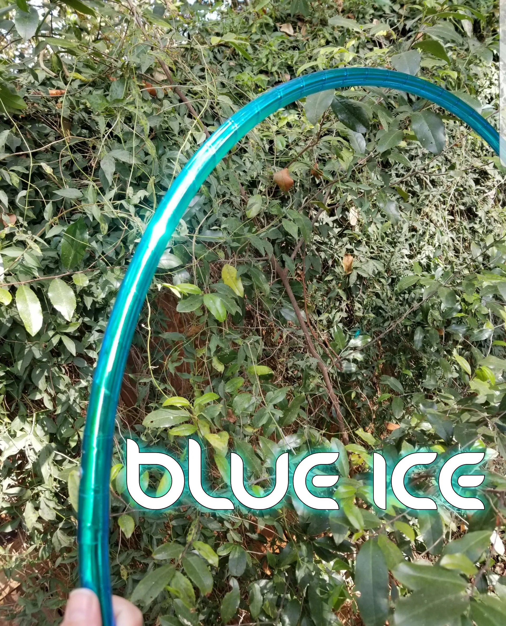 Blue Ice Color Morph Taped Hoop