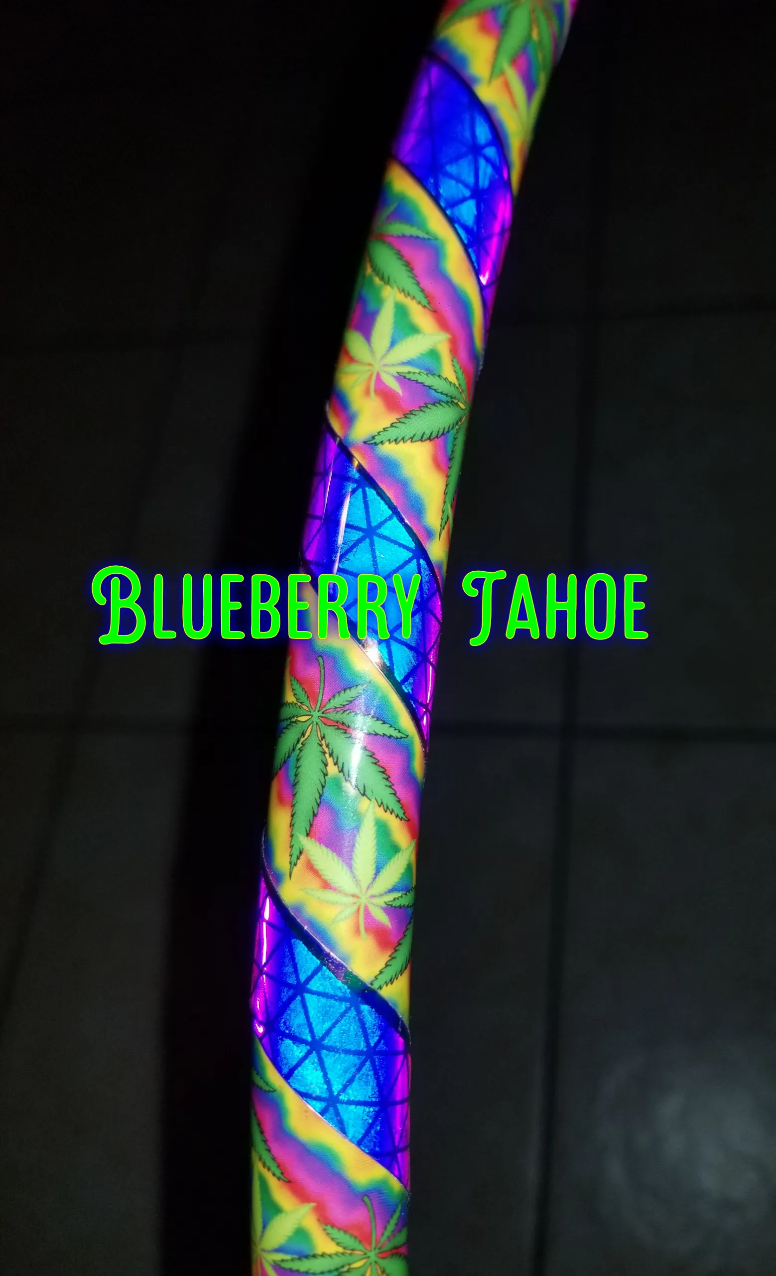 Blueberry Tahoe Reflective Taped Hoop