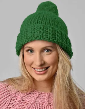 Bobble Hat Knitting Kit, Wool Couture