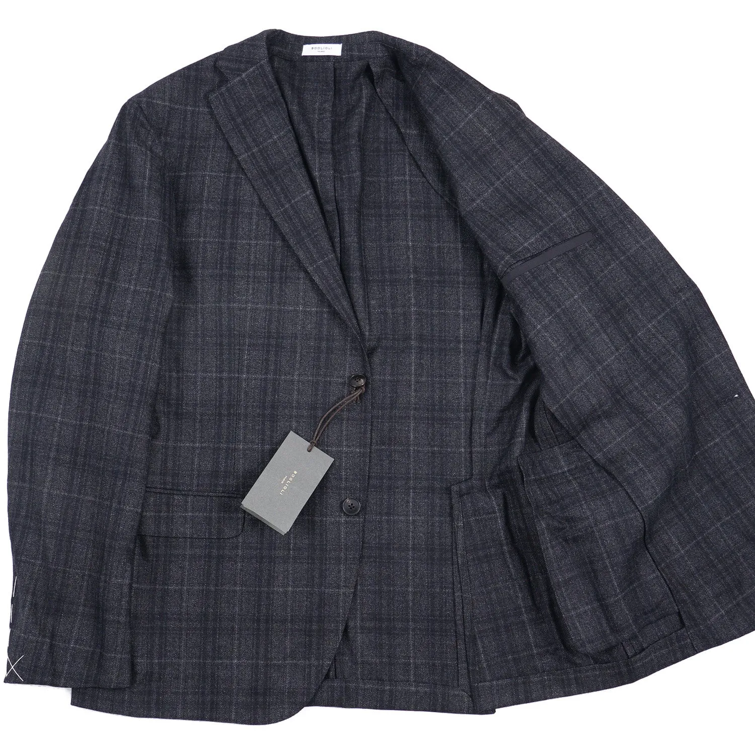 Boglioli Plaid Wool 'K Jacket' Suit