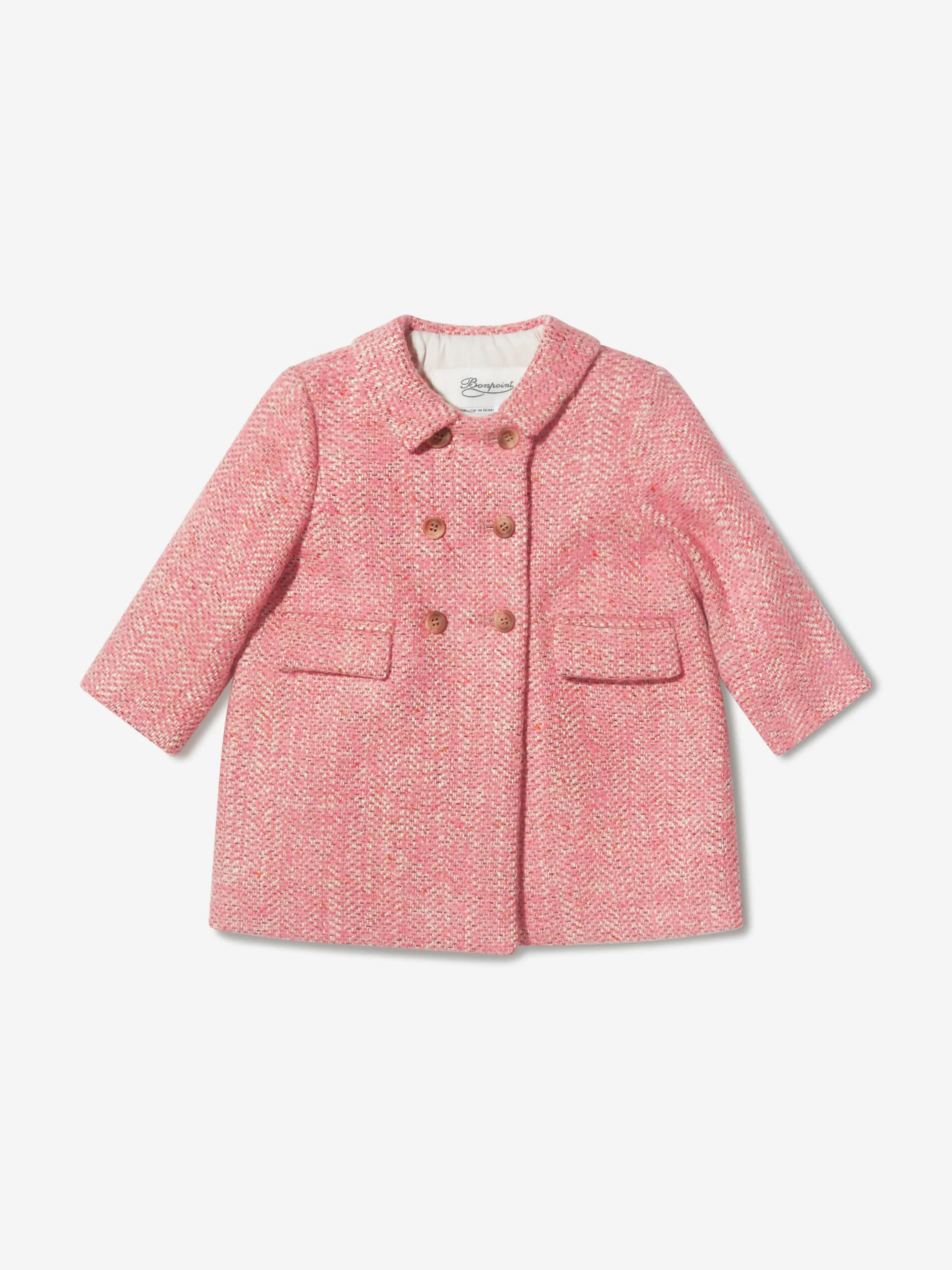 Bonpoint Baby Girls Wool Moka Coat