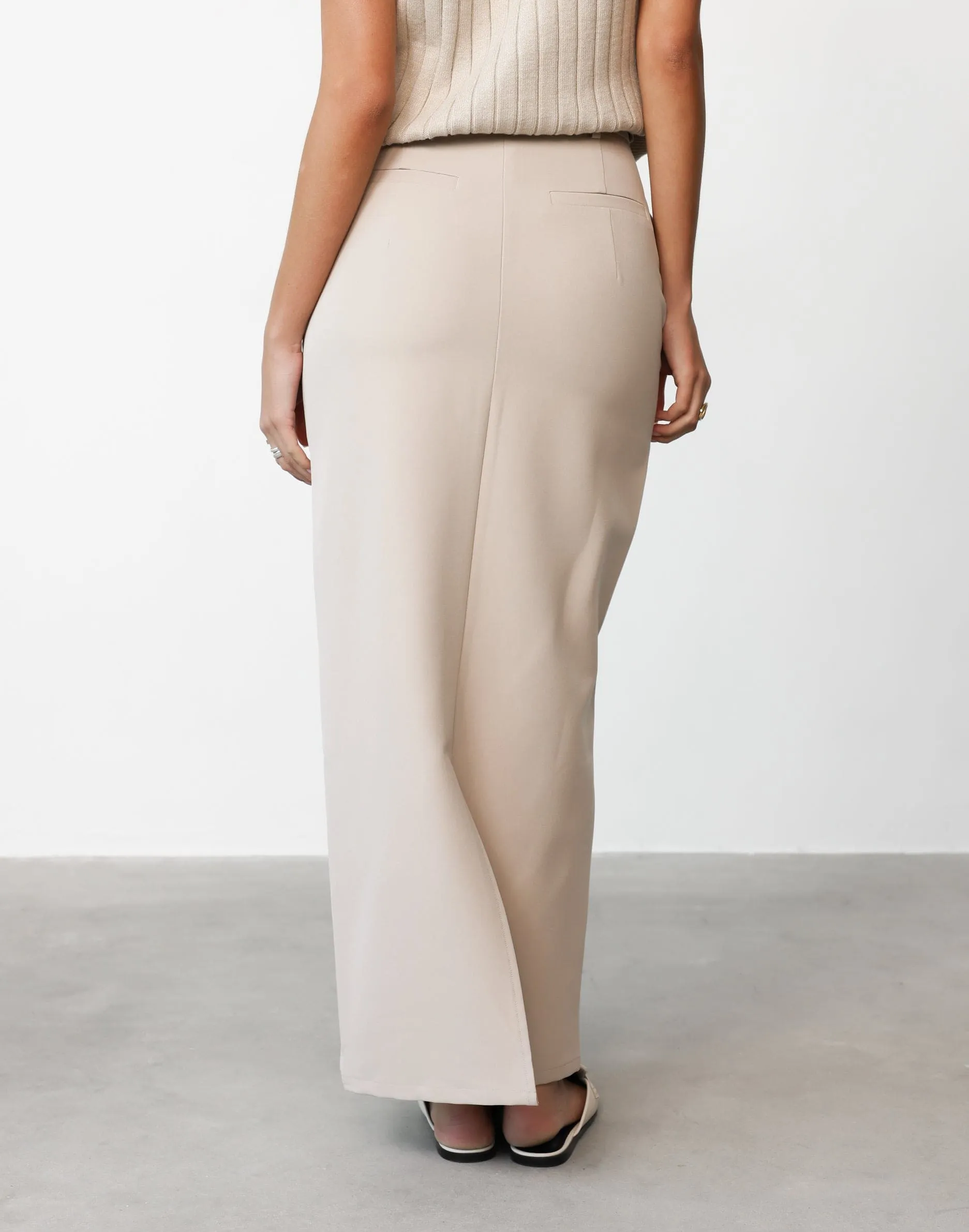 Briar Maxi Skirt (Oat)