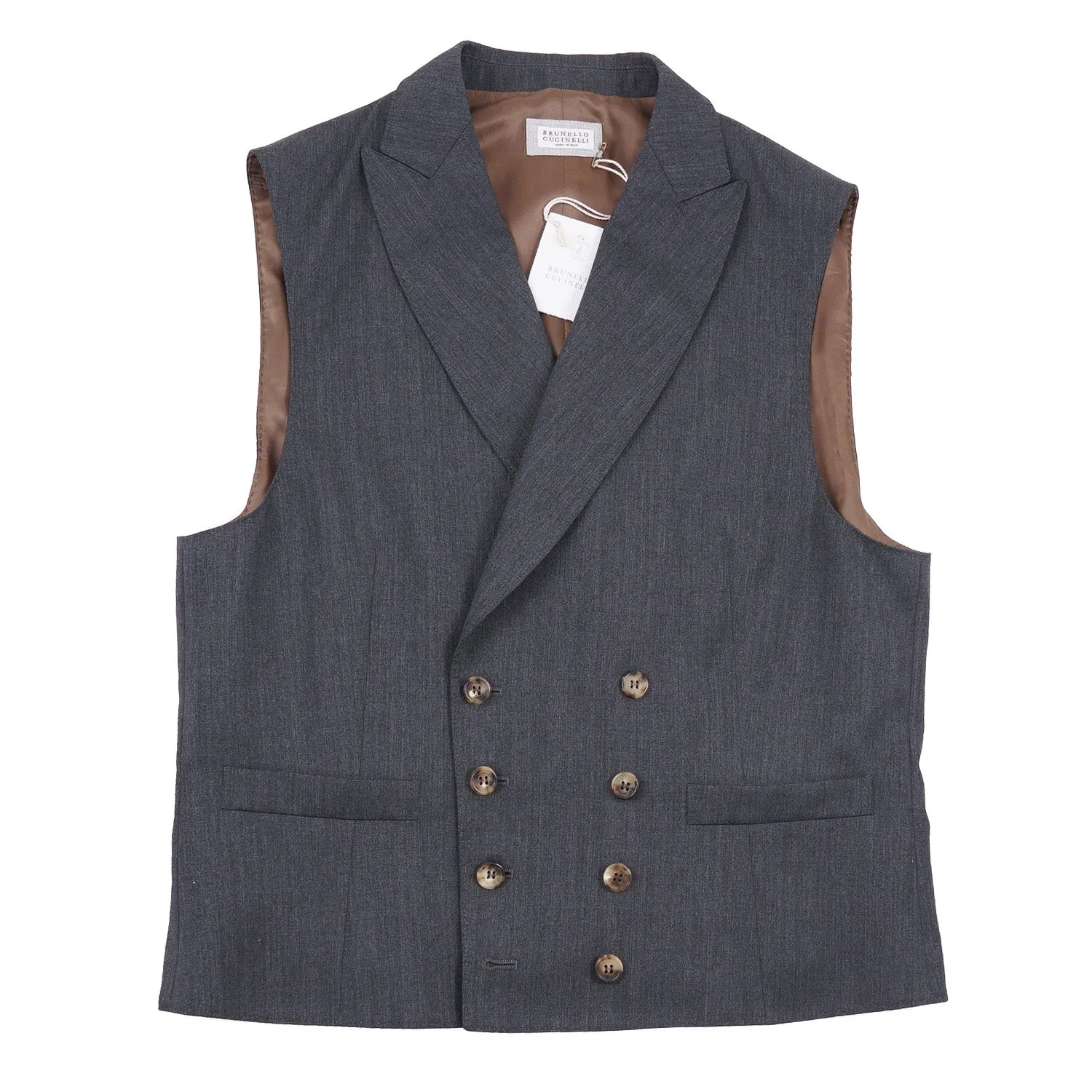 Brunello Cucinelli Waistcoat with Peak Lapels