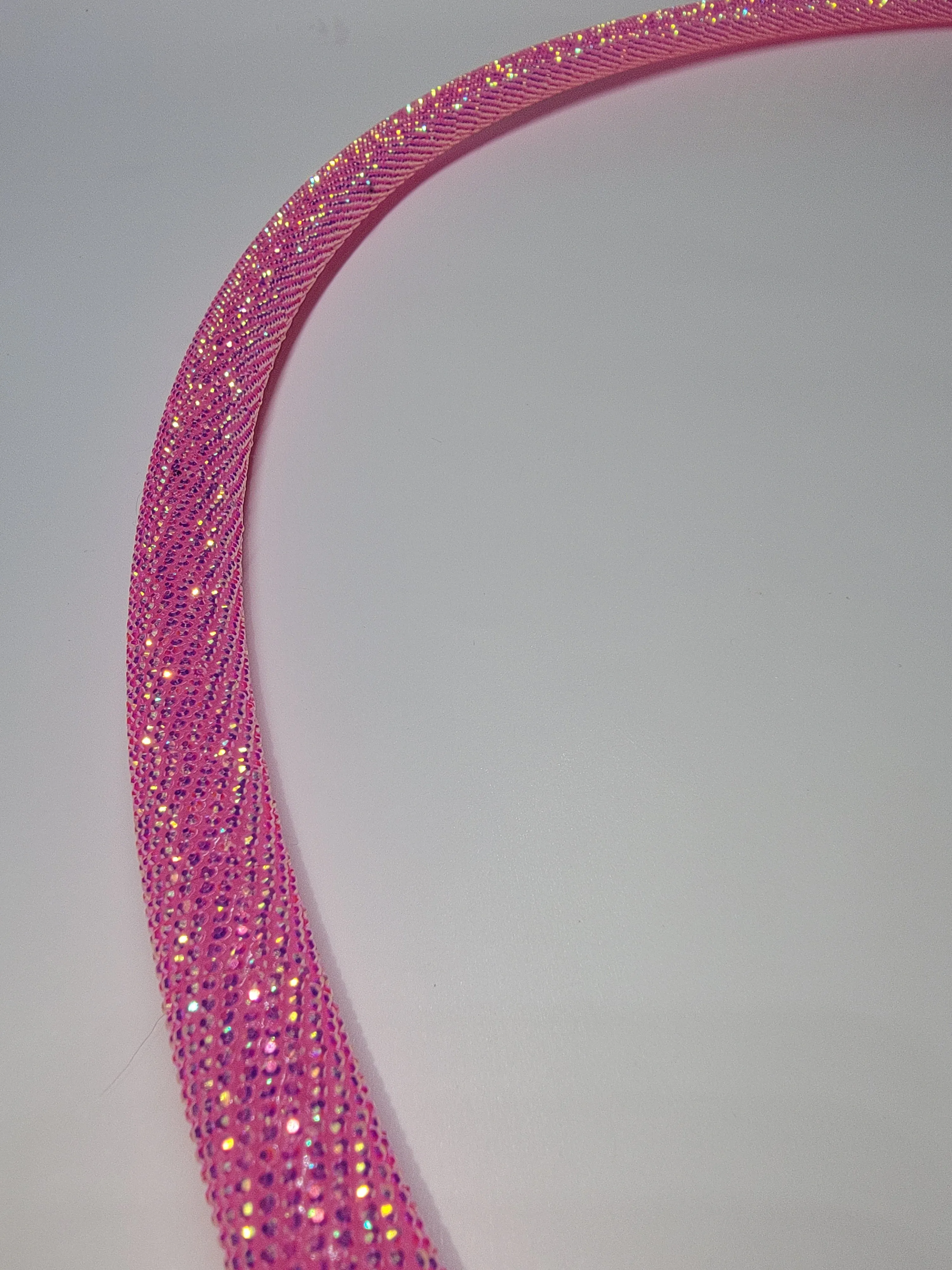 Bubblegum Diamond Taped Hoop