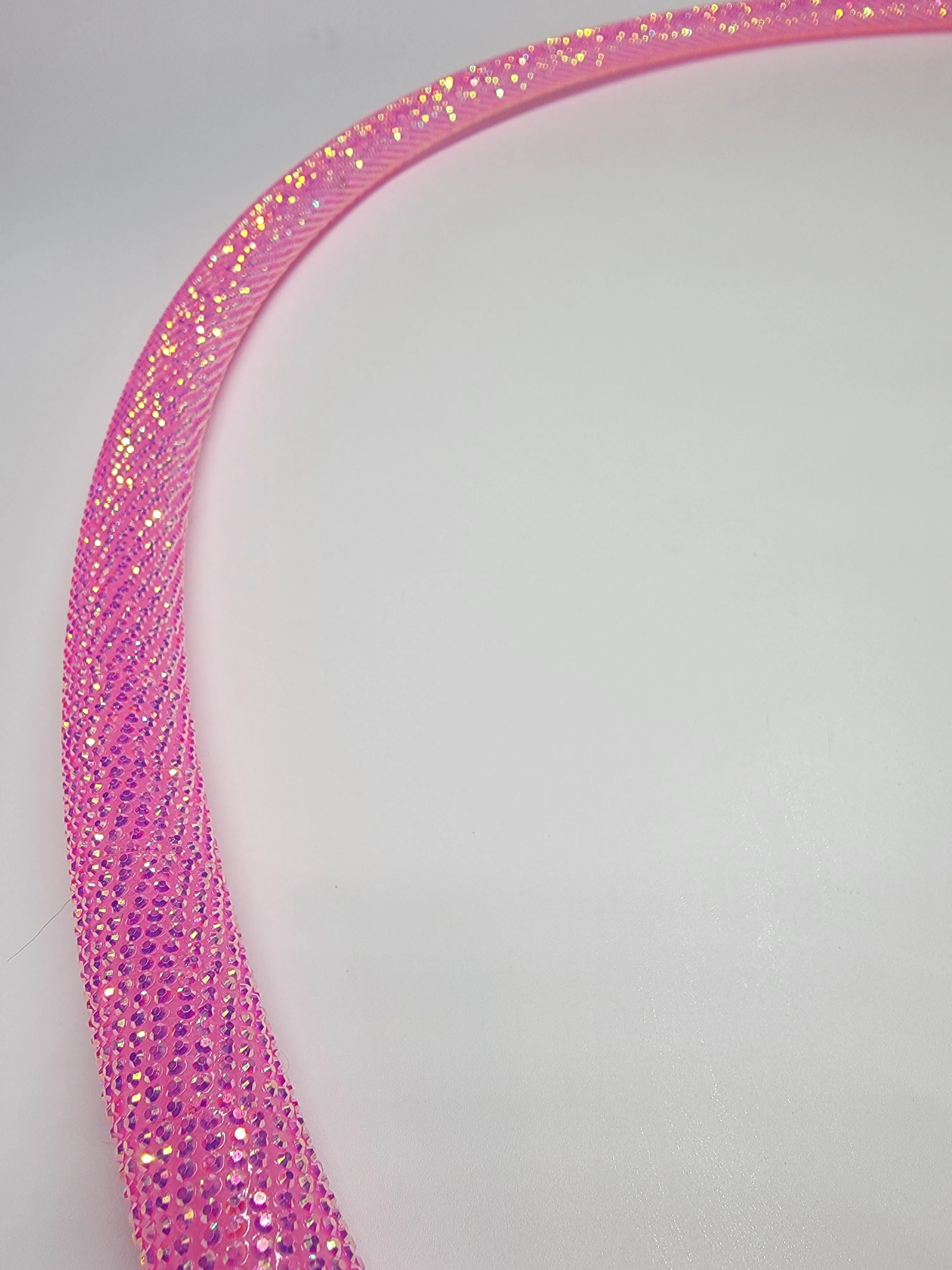 Bubblegum Diamond Taped Hoop