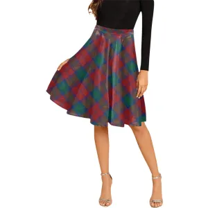 Byres (Byses) Tartan Melete Pleated Midi Skirt