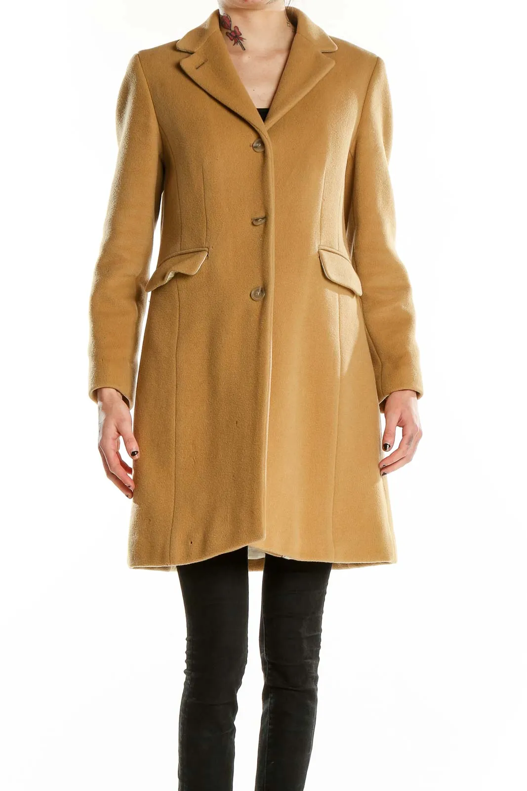 Camel Classic Wool Blend Coat