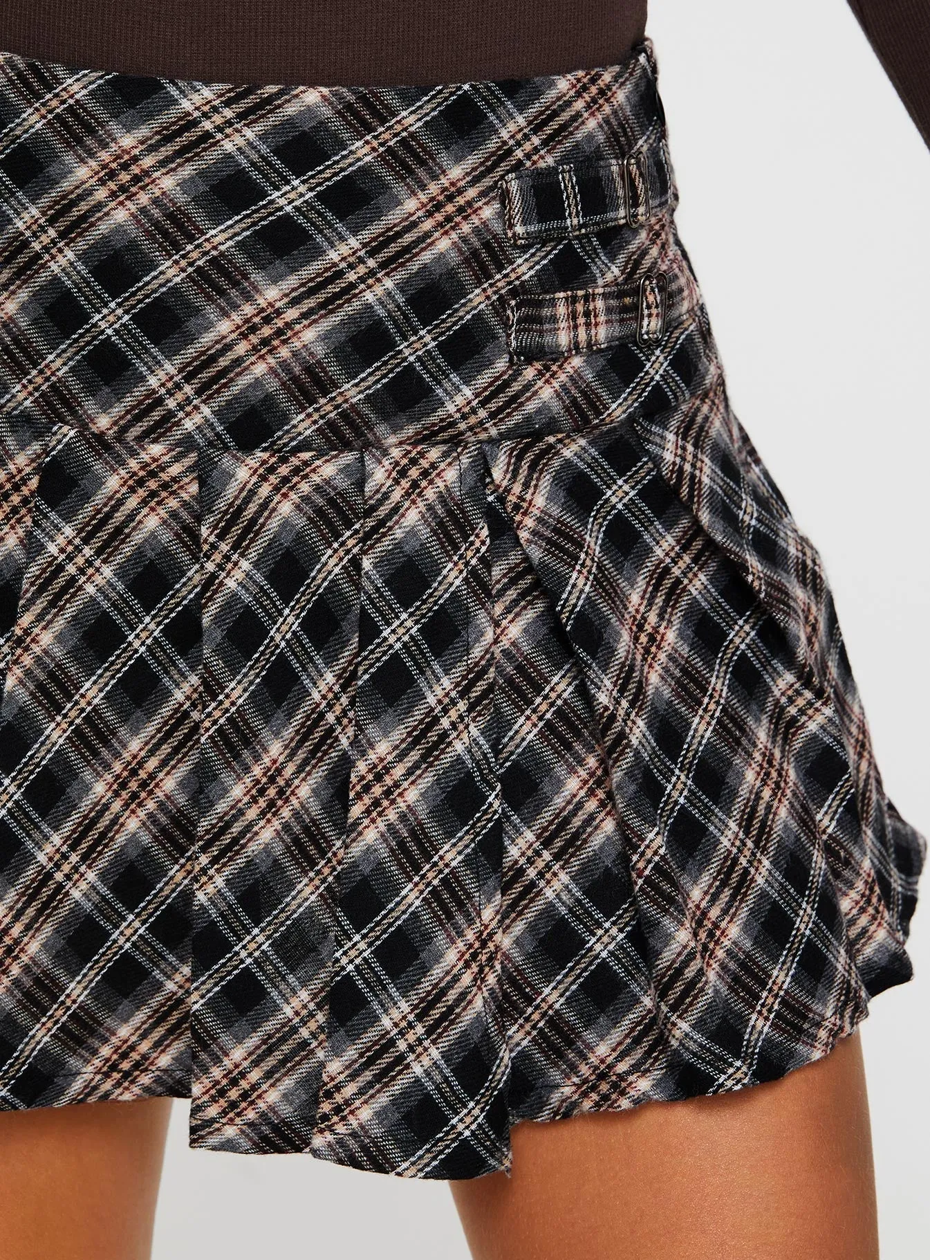 Cartwright Mini Skirt Black Check