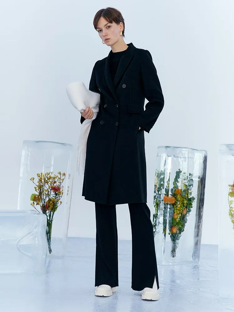 Cashmere & Wool Double Face Coat