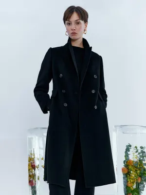 Cashmere & Wool Double Face Coat