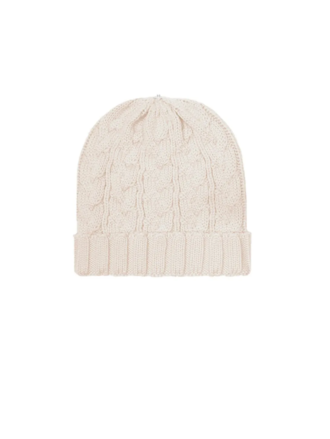 Charlie Cable Knit Hat - Ivory