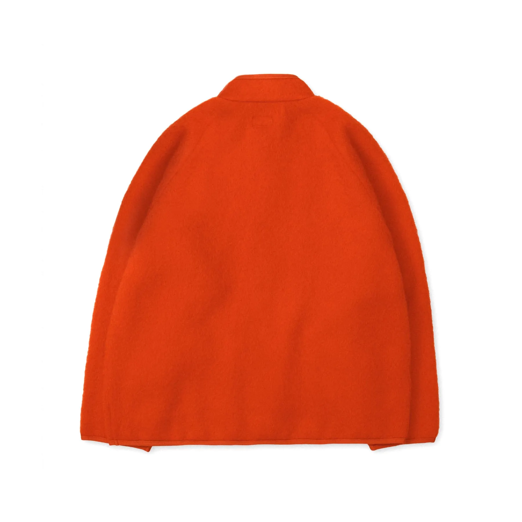 Contour Jacket Brushed Wool/Mohair - Orange