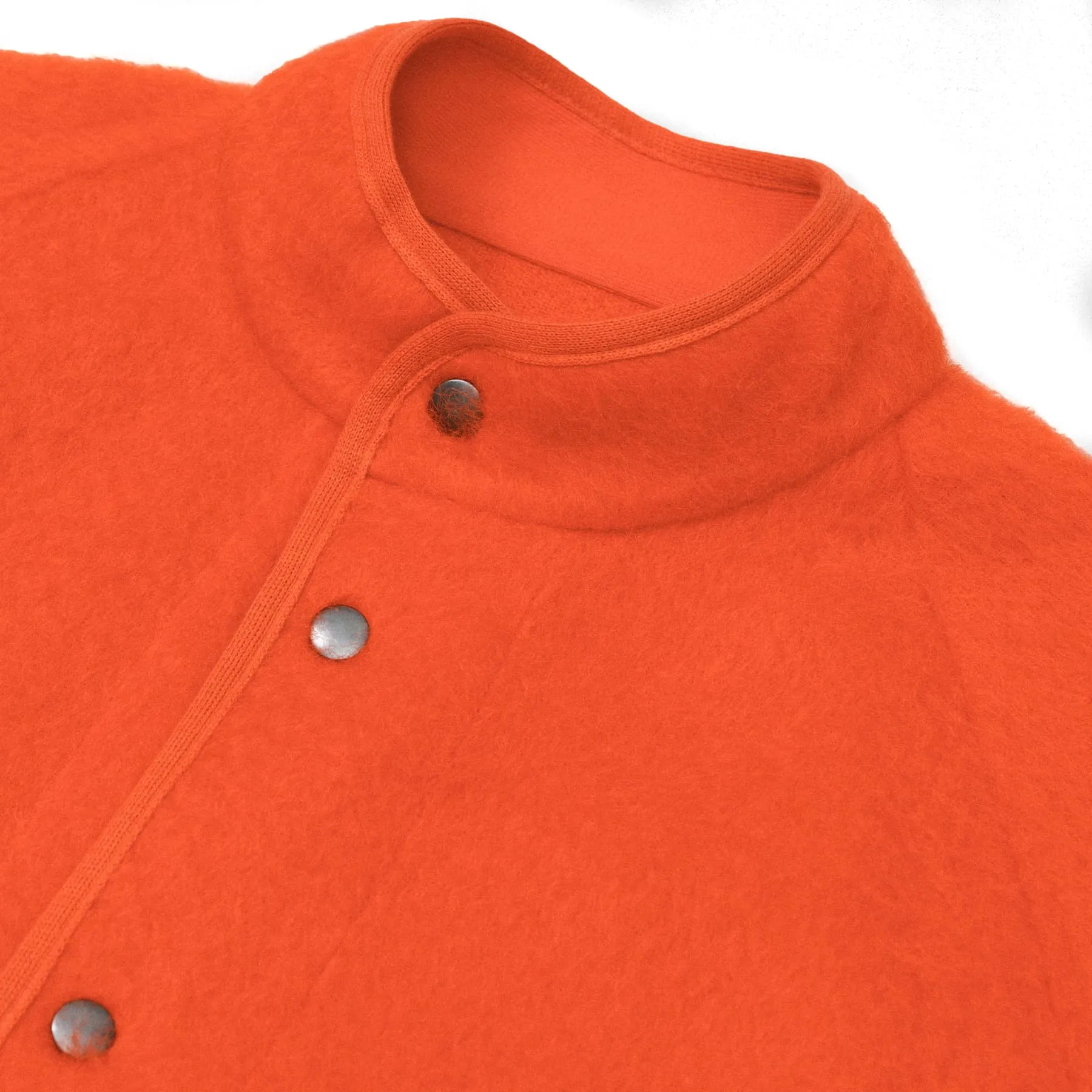 Contour Jacket Brushed Wool/Mohair - Orange