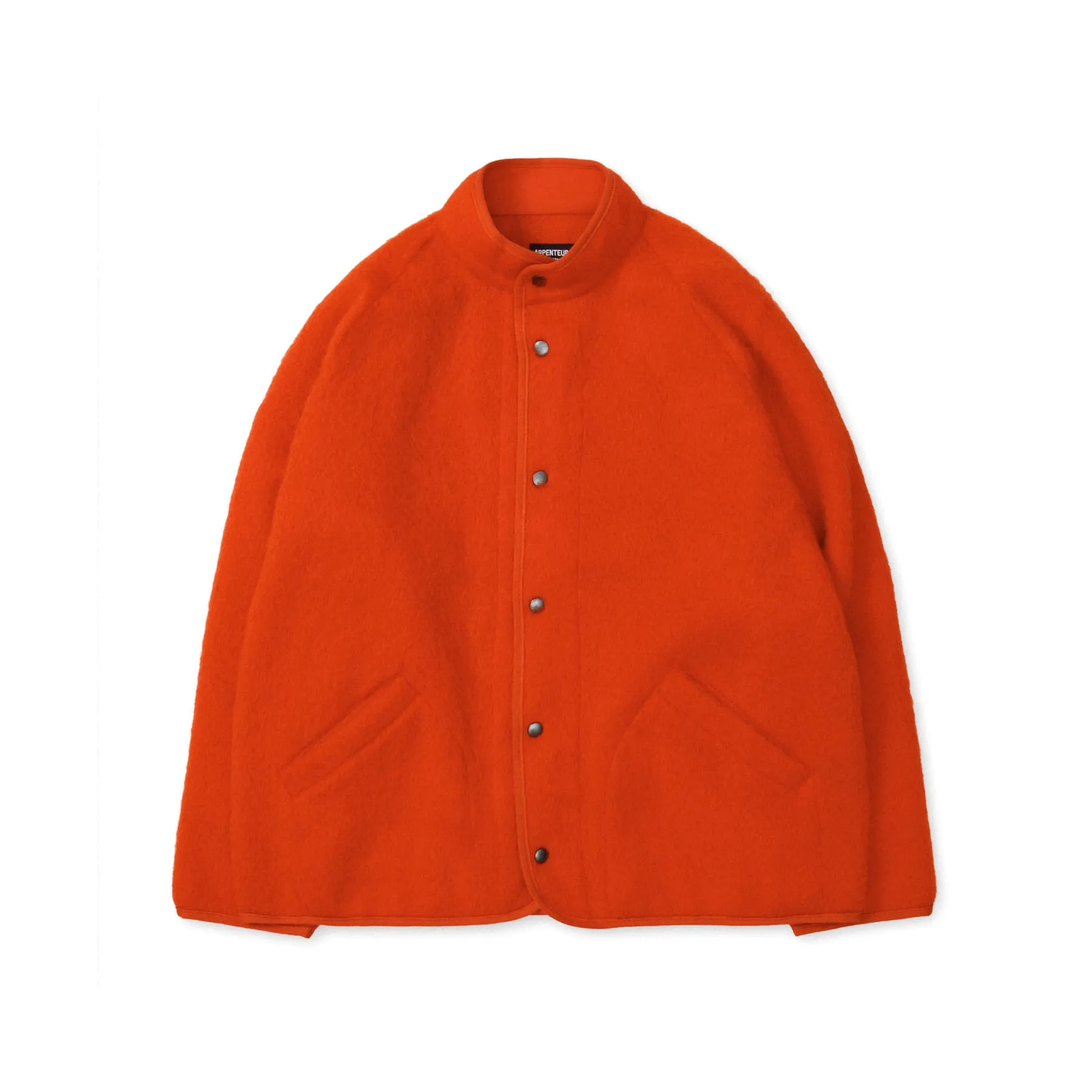 Contour Jacket Brushed Wool/Mohair - Orange