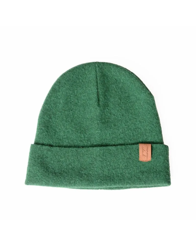 Deidaa Merino Wool Green Beanie